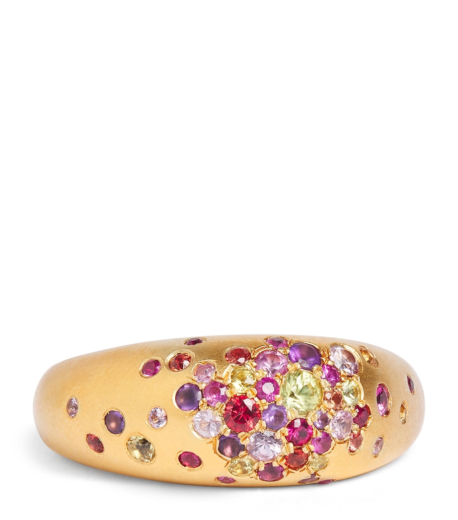 Yellow Gold and Sapphire My Muse Urban Summer Nights Ring YELLOW GOLD Image 1