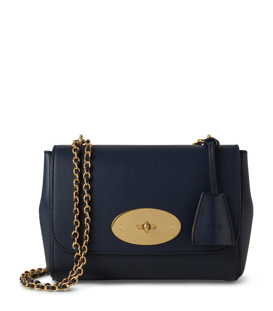Grained Leather Lily Shoulder Bag NIGHT SKY Image 1