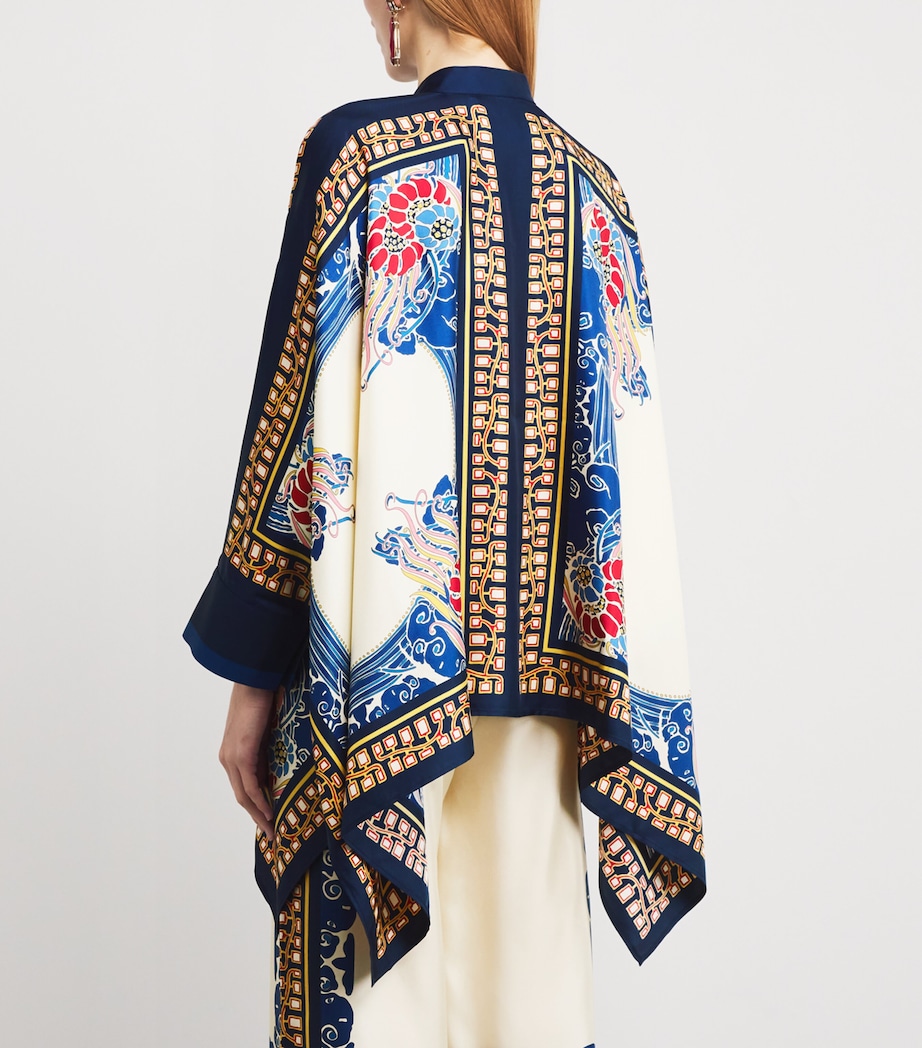 Silk Foulard Blouse BU03LEMURIA PLACEE Image 4