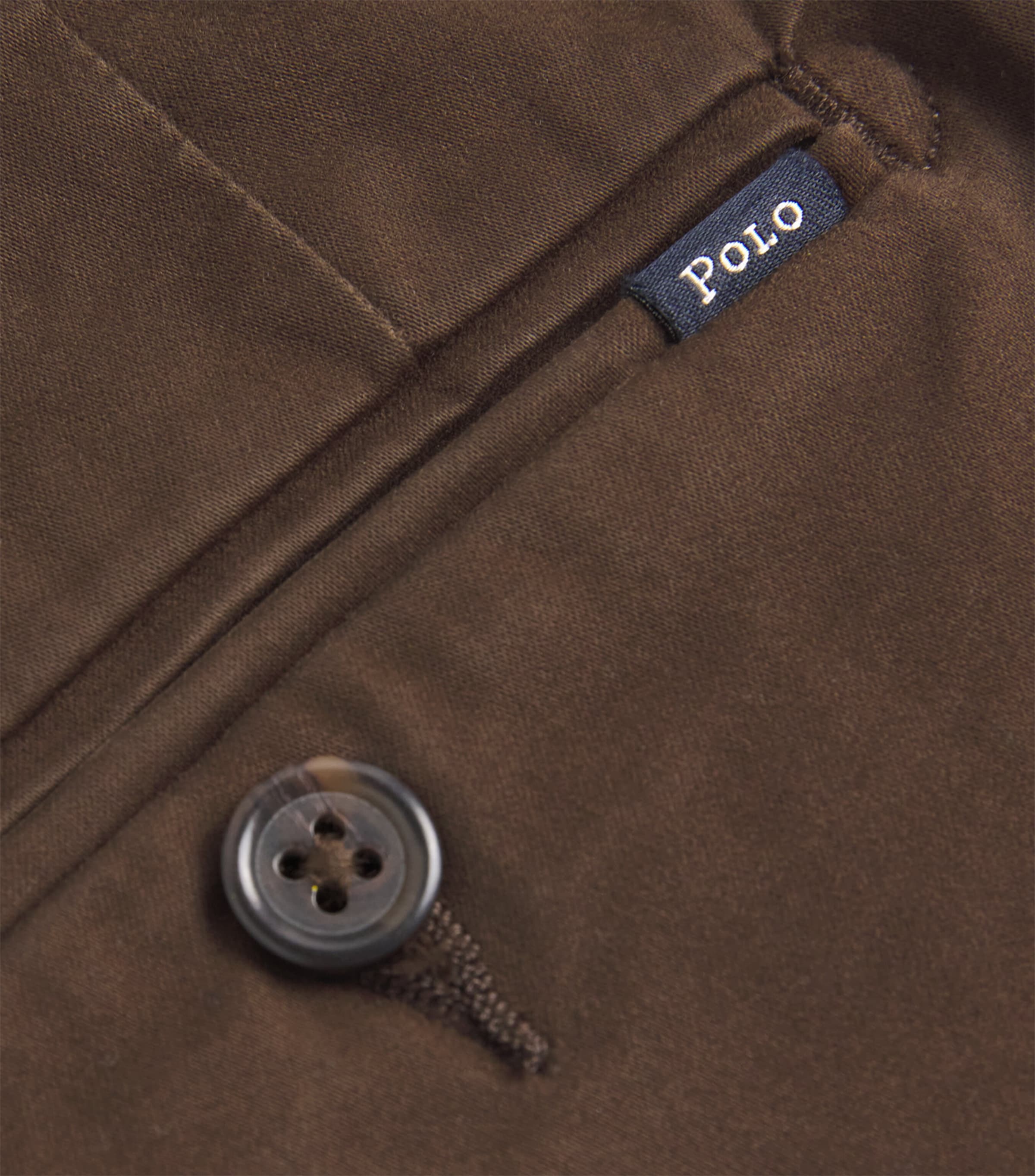 Stretch-Cotton Sateen Slim Jarrett Trousers DARK BROWN Image 5