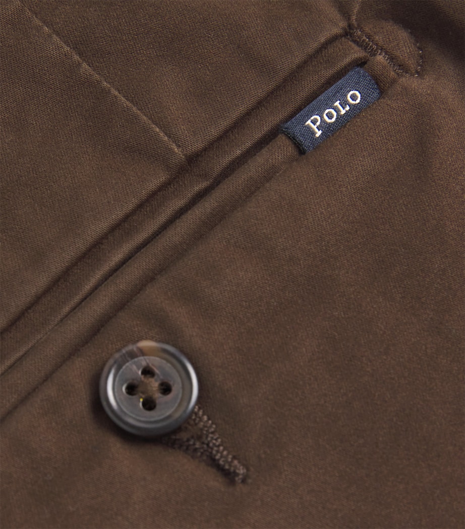 Stretch-Cotton Sateen Slim Jarrett Trousers DARK BROWN Image 5