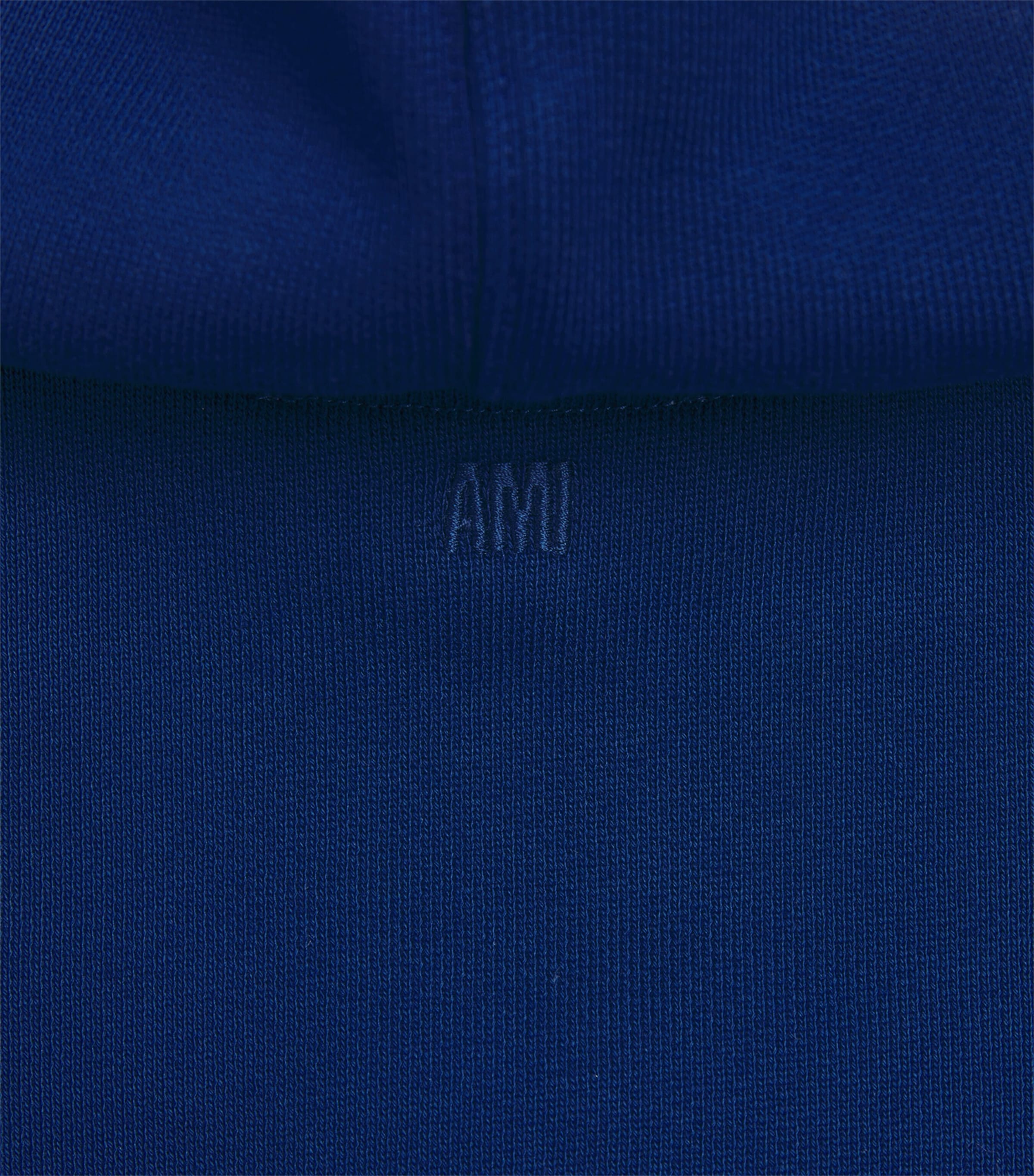 AMI Paris Cotton Ami De Coeur Hoodie (4-12 Years) : Bleu Roi Image 4