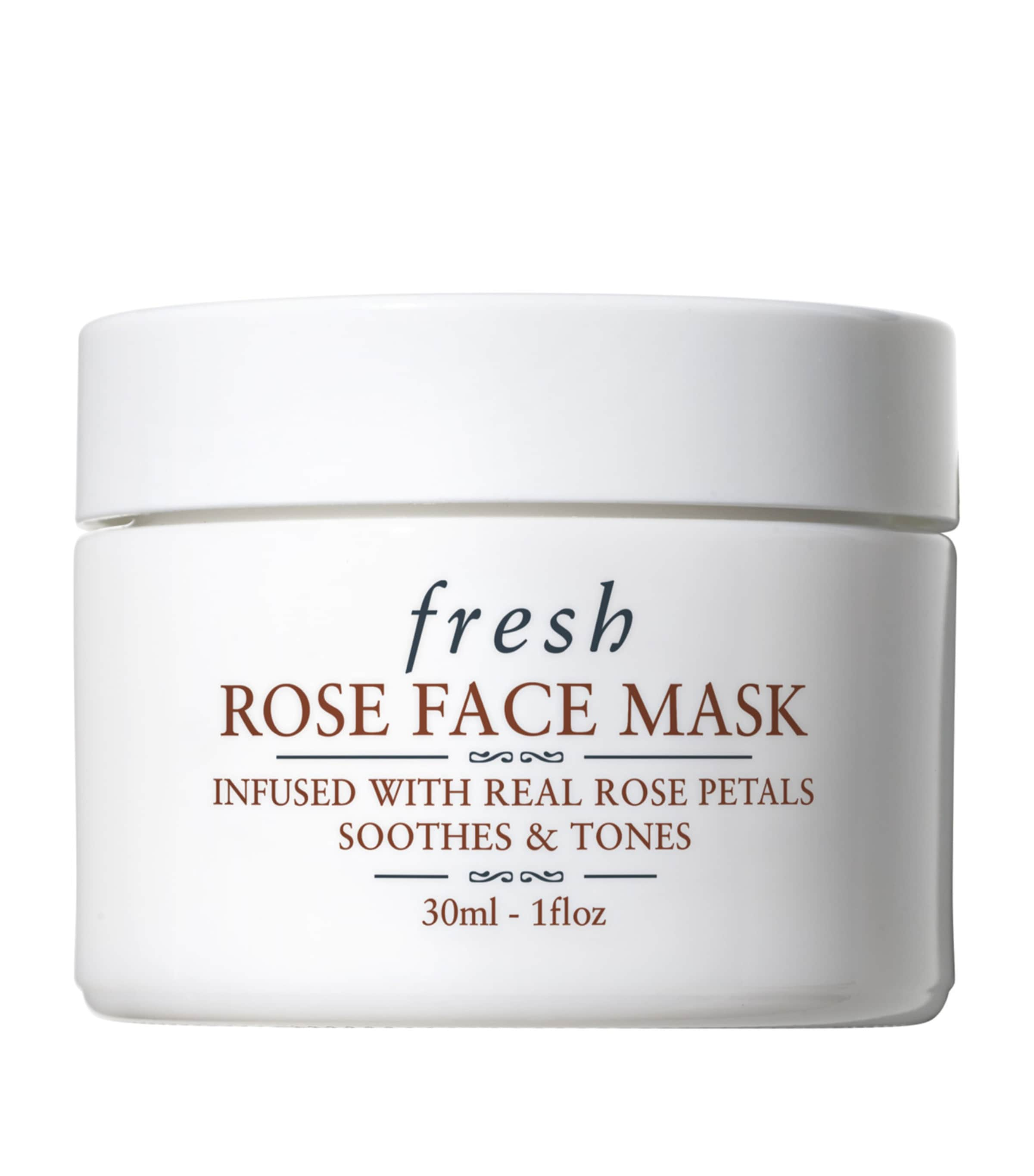 Fresh Rose Face Mask In White