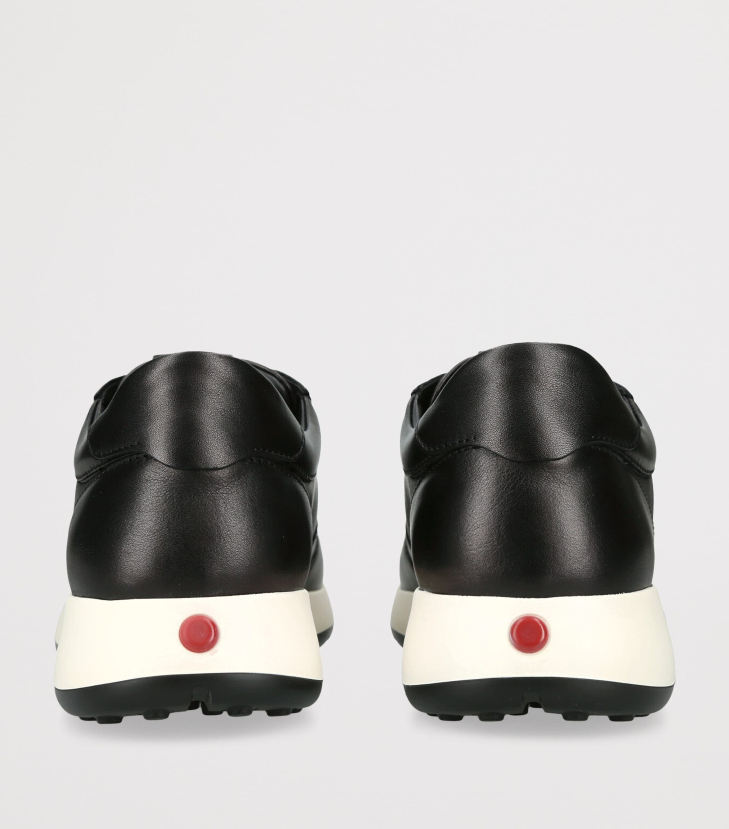 Leather Red Dot Sneakers BLK/WHITE Image 2