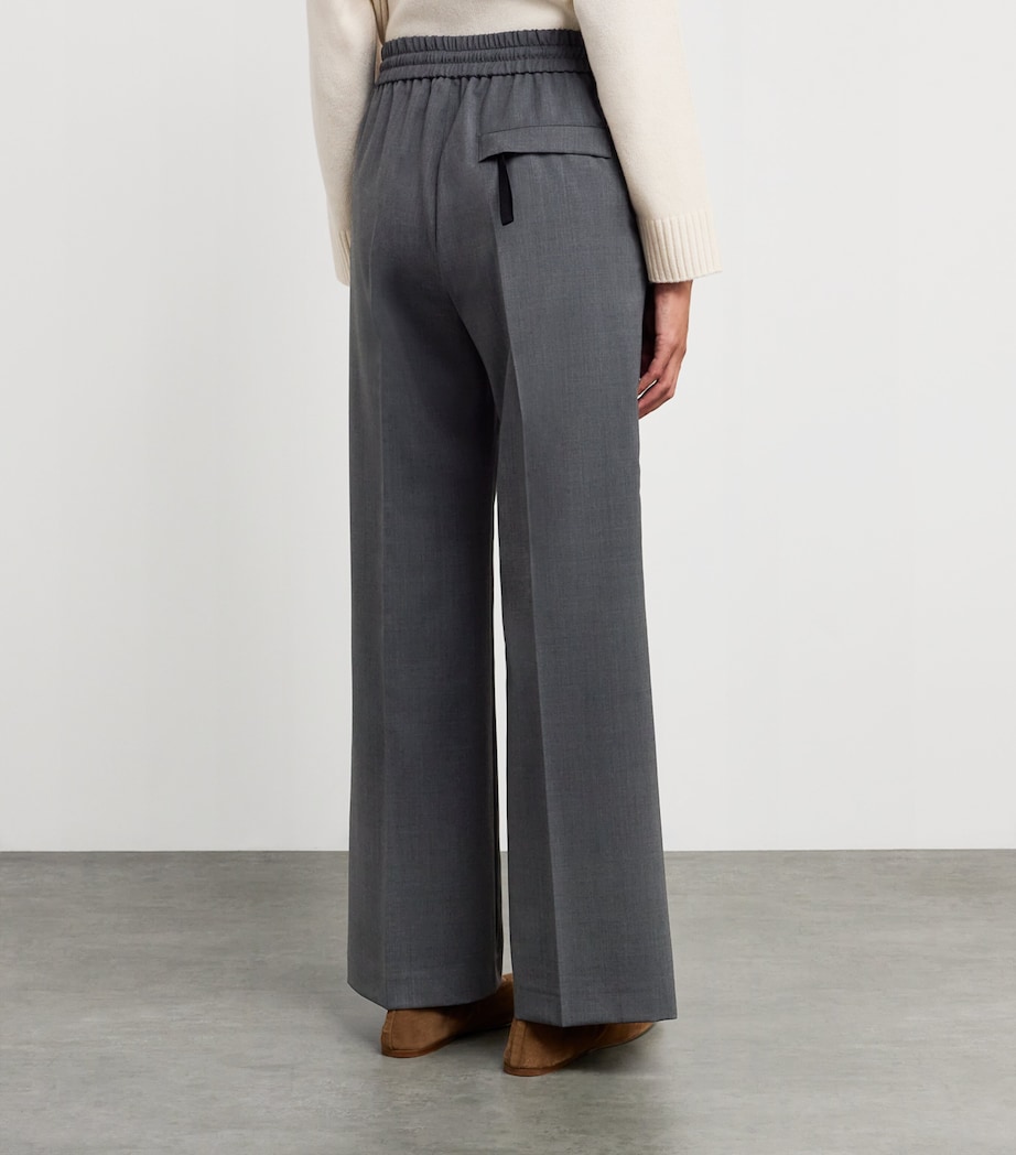 Wool-Blend Trousers MELANGE GREY Image 4
