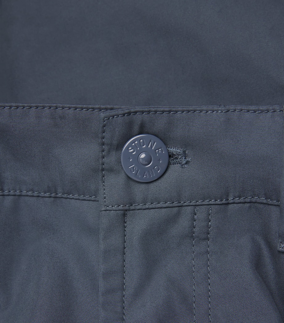 Stone Island Mens Cotton-Canvas All-Weather Ghost Trousers Image 6