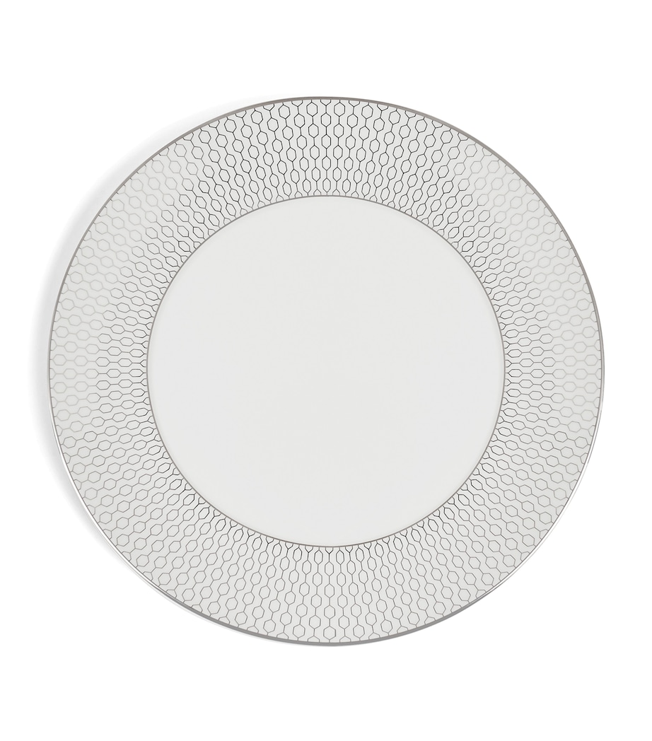 Gio Platinum Plate (20cm) WHITE Image 1