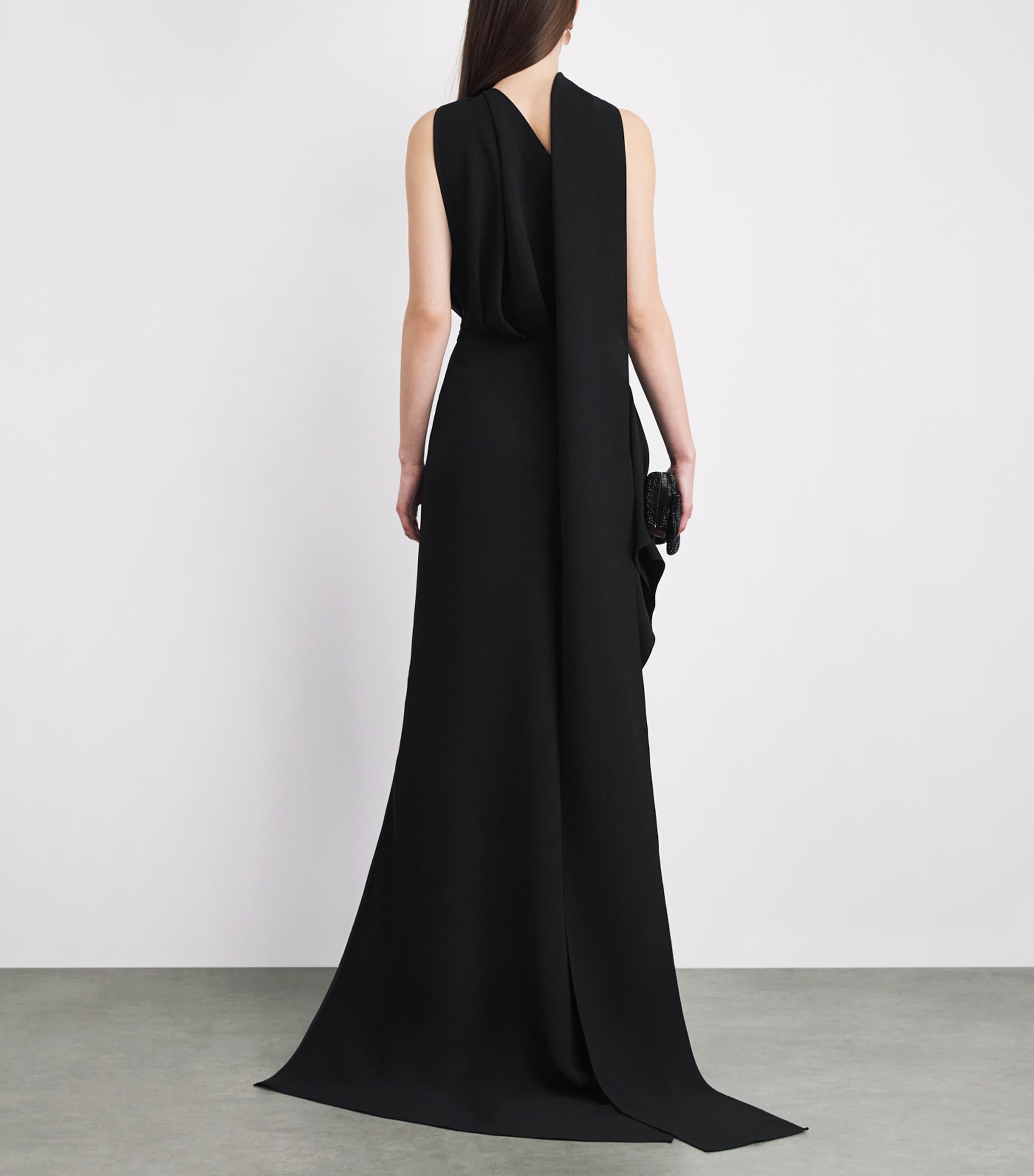 Maticevski Womens Asymmetric Priority Gown Black Image 4