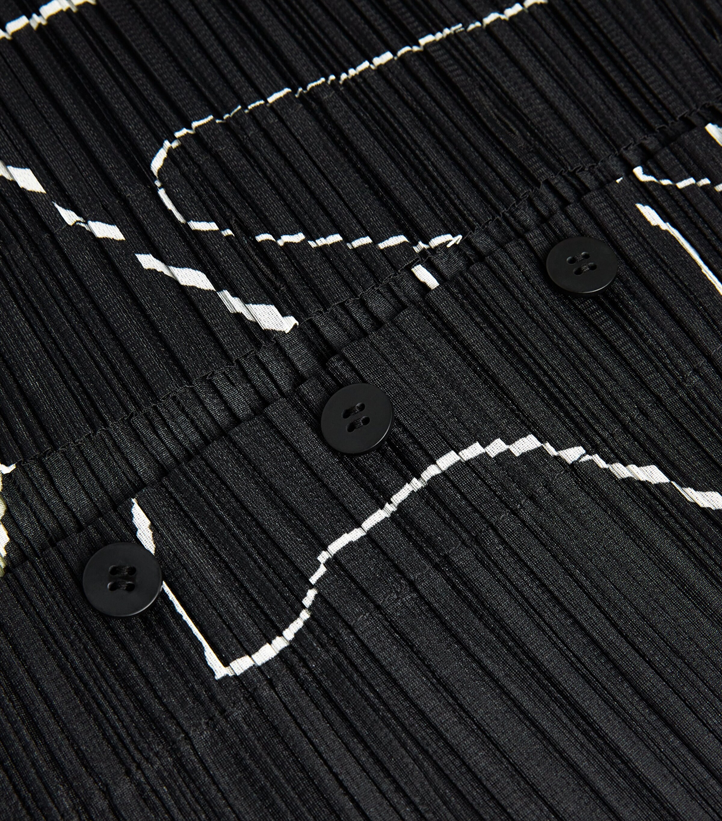 Printed Pause Jacket BLACK Image 5