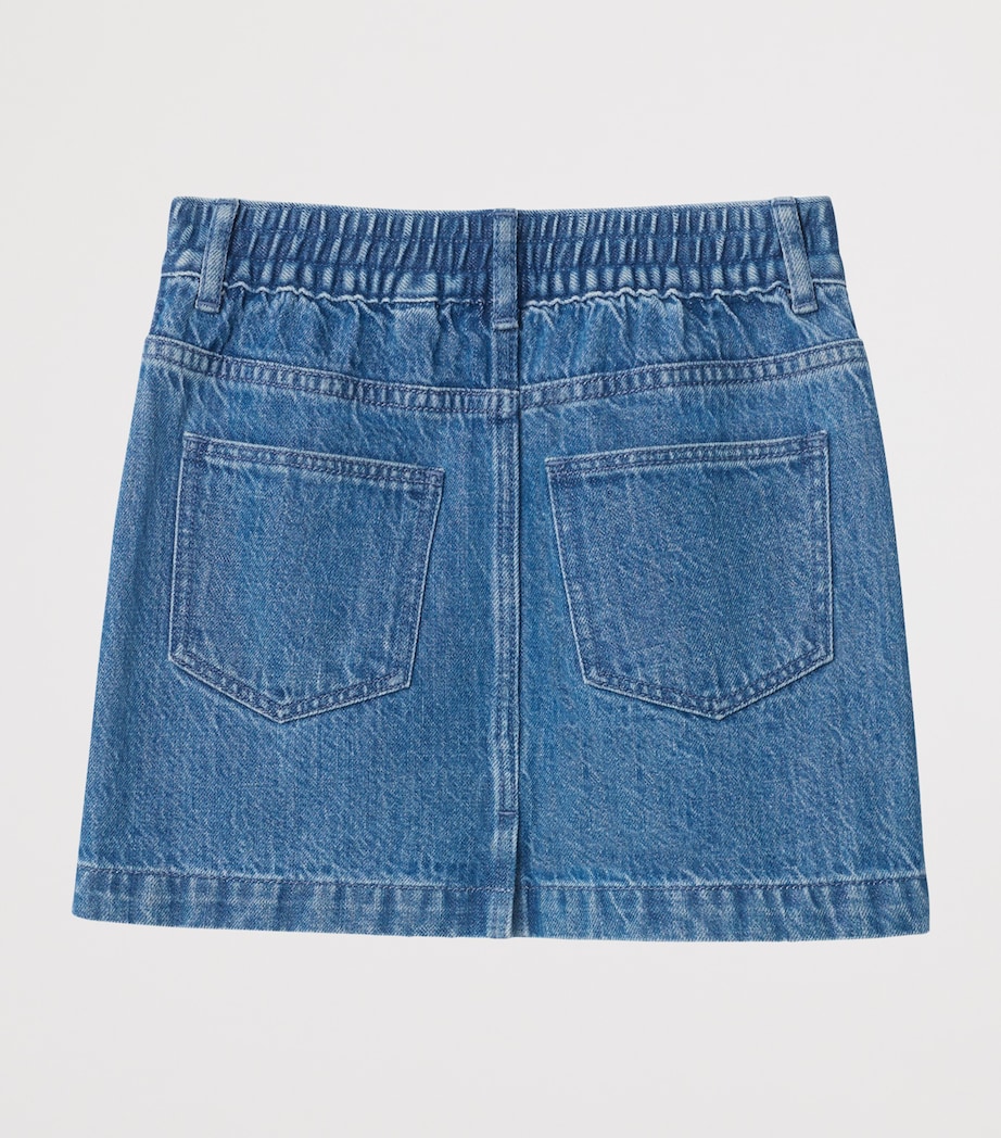 Burberry Kids EKD Denim Skirt (14 Years) Vintage Denim Image 2