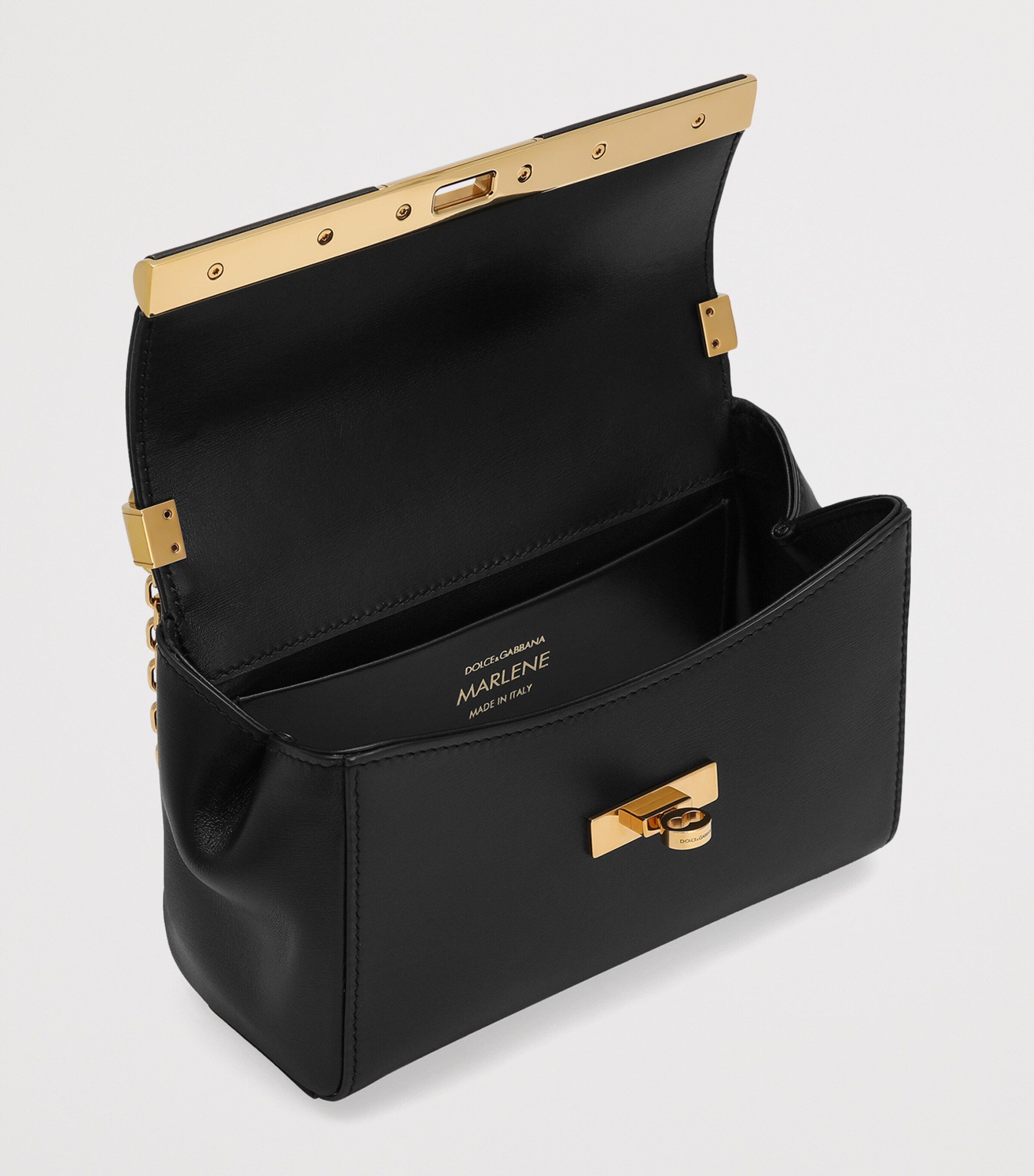 【SALE】MINI MARLENE CITY BAG Mini Marlene City bag in Gold for Women | Dolce&Gabbana®