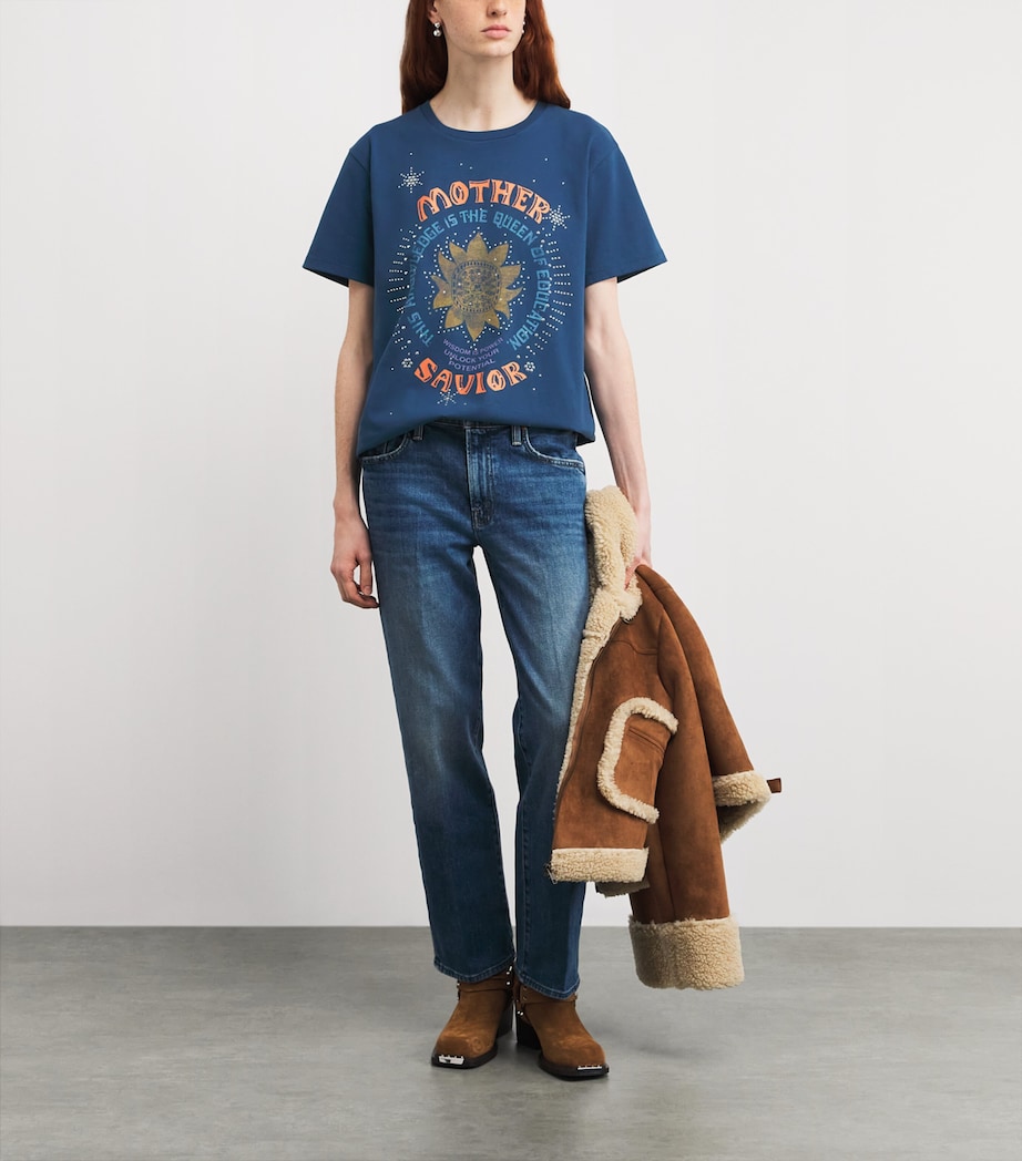 Cotton Rowdy T-Shirt MOTHER SAVIOR MVI Image 2