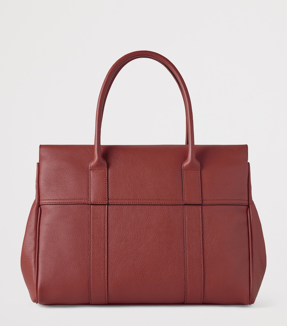 Leather Bayswater Top-Handle Bag RUST Image 3
