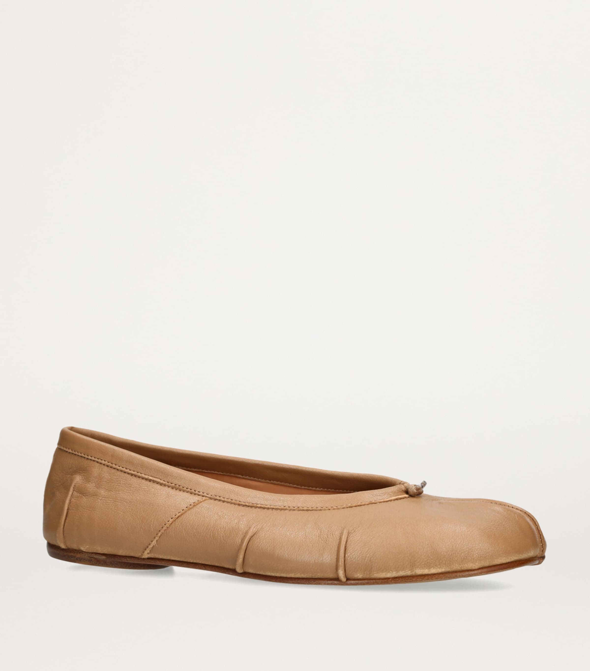 パンプス Maison Margiela 'Tabi' ballet flats MAISON MARGIELA Tabi split-toe textured leather ballet flats