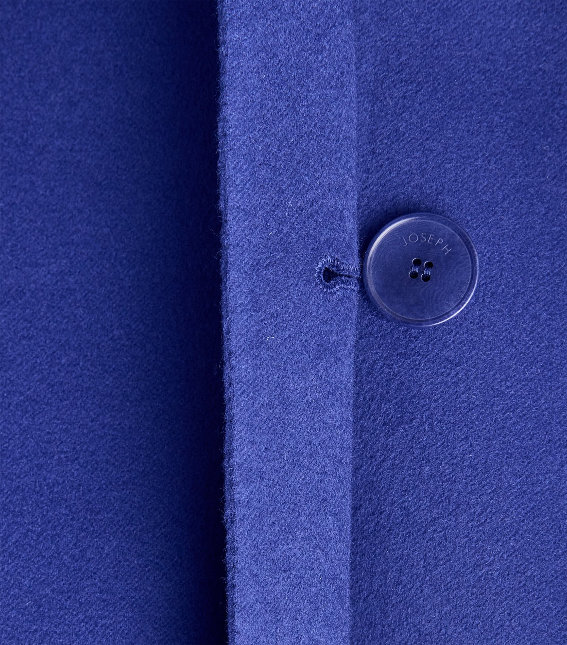 Wool-Silk Gerrard Coat COBALT Image 5