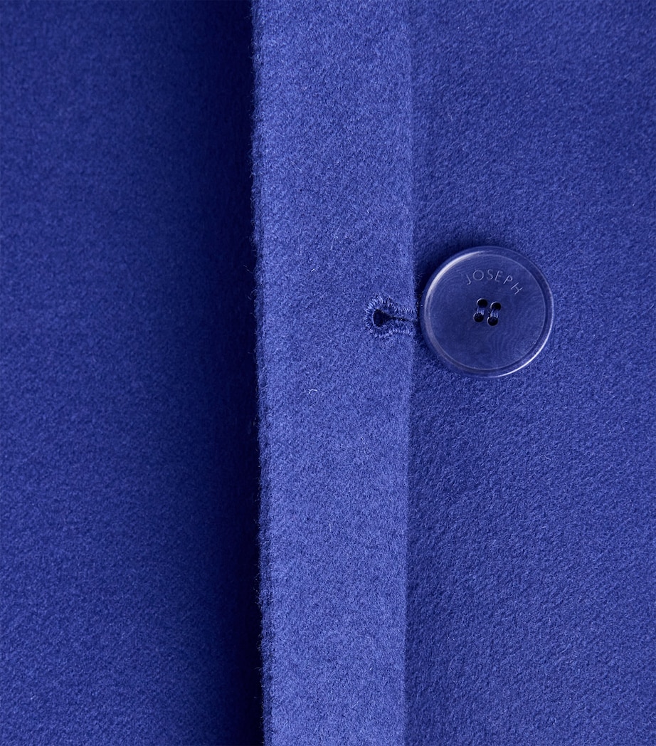 Wool-Silk Gerrard Coat COBALT Image 5