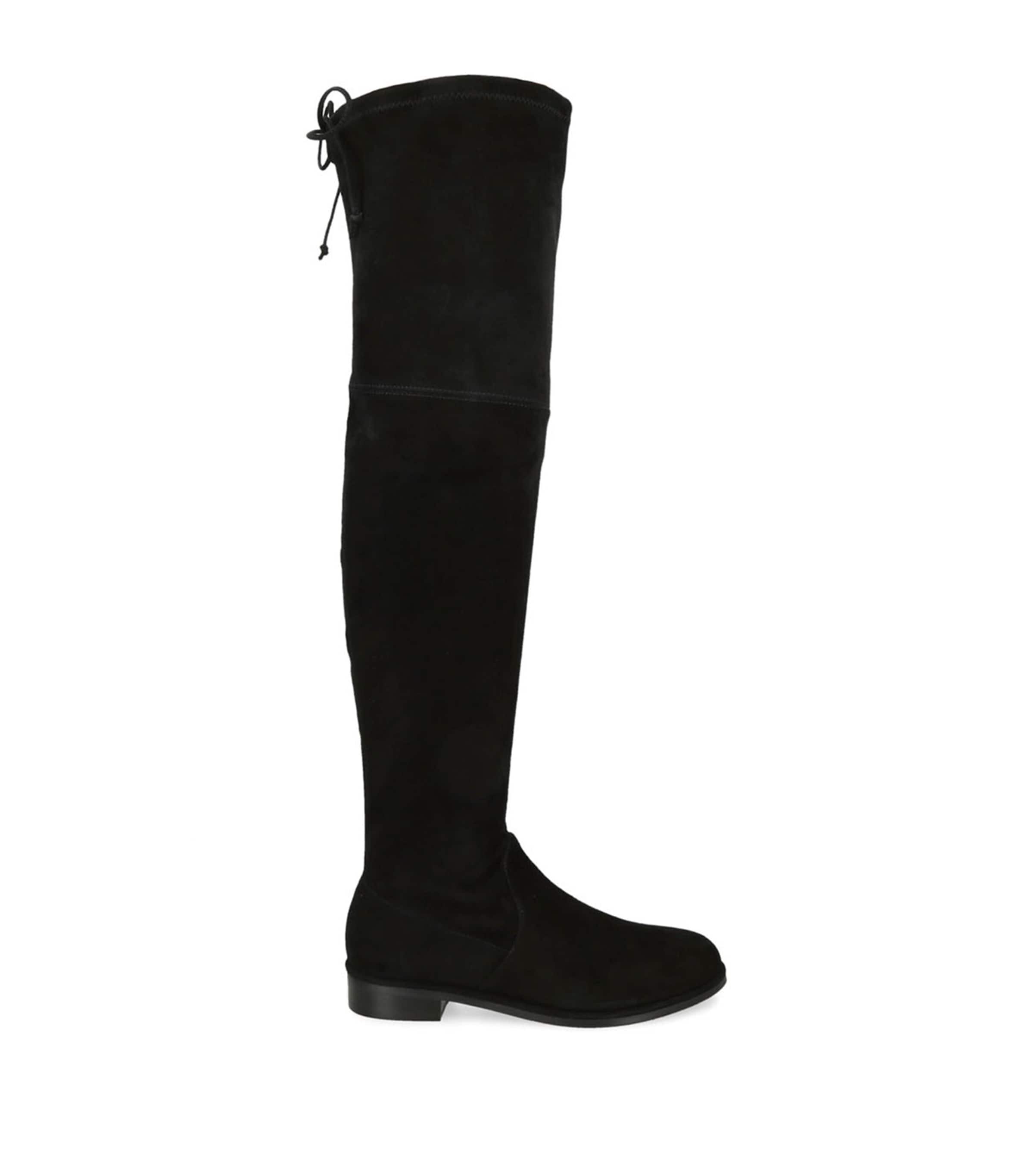 Suede Lowland Bold Boots 40 BLACK Image 3