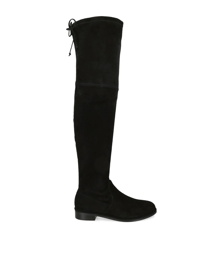 Suede Lowland Bold Boots 40 BLACK Image 3
