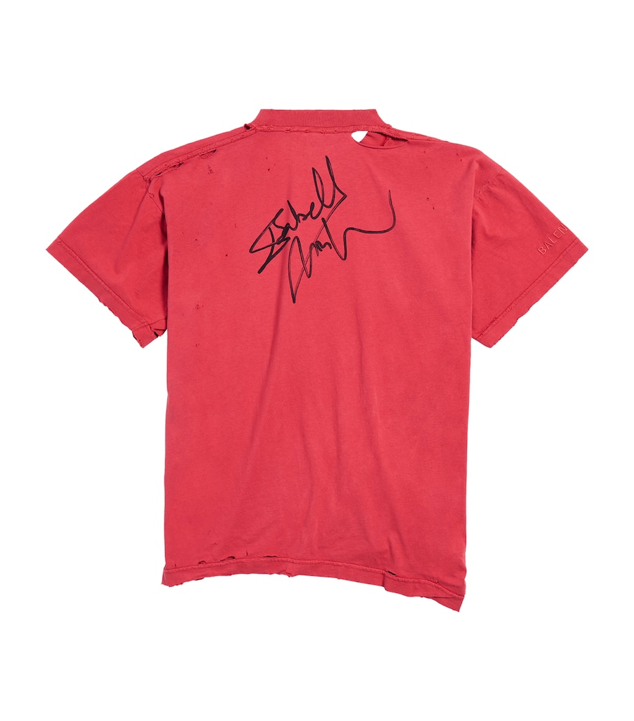Balenciaga Womens Cotton Isabelle T-Shirt Image 3