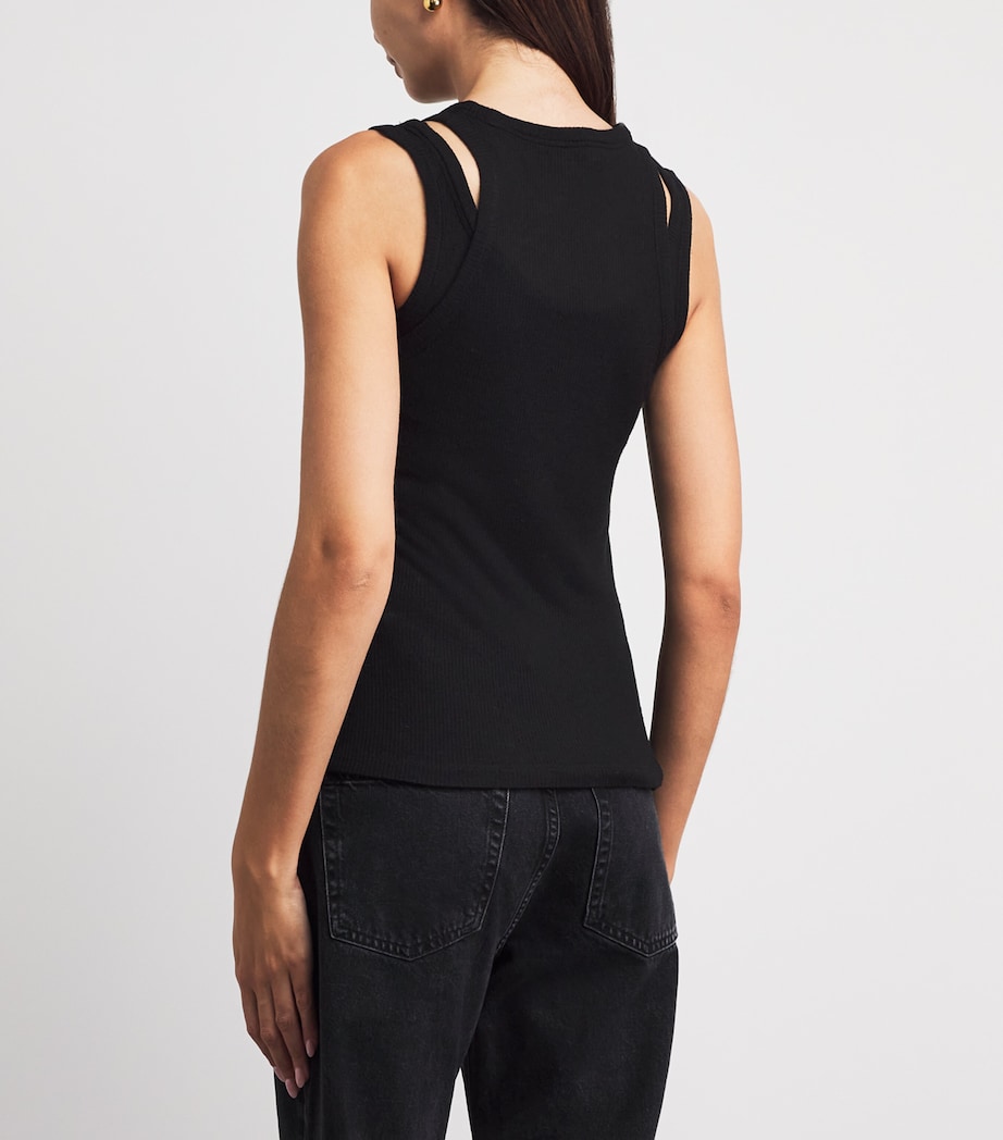 ME+EM Womens 2-In-1 Tank Top Black Image 5