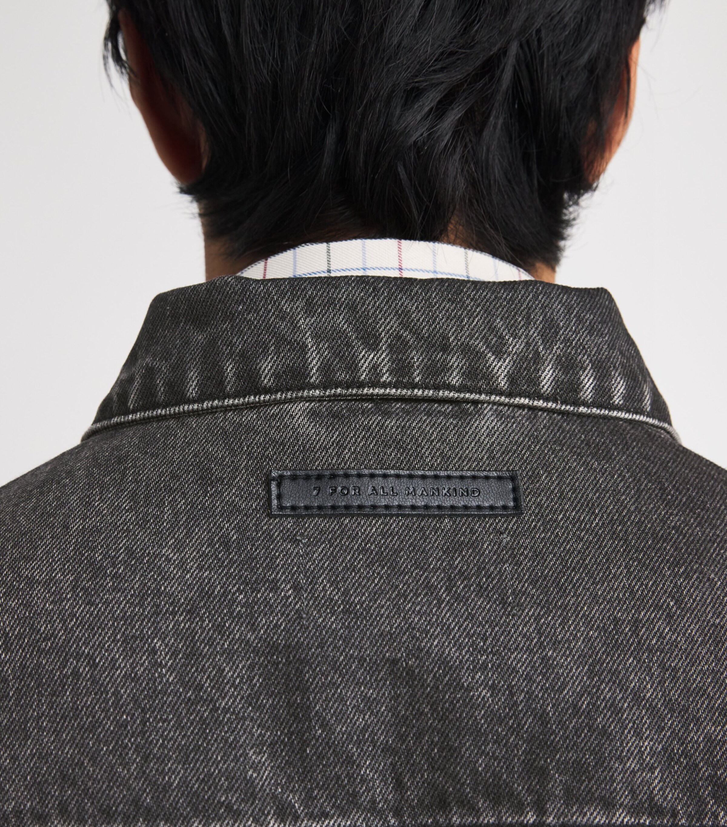 Denim Trucker Jacket BLACK Image 6