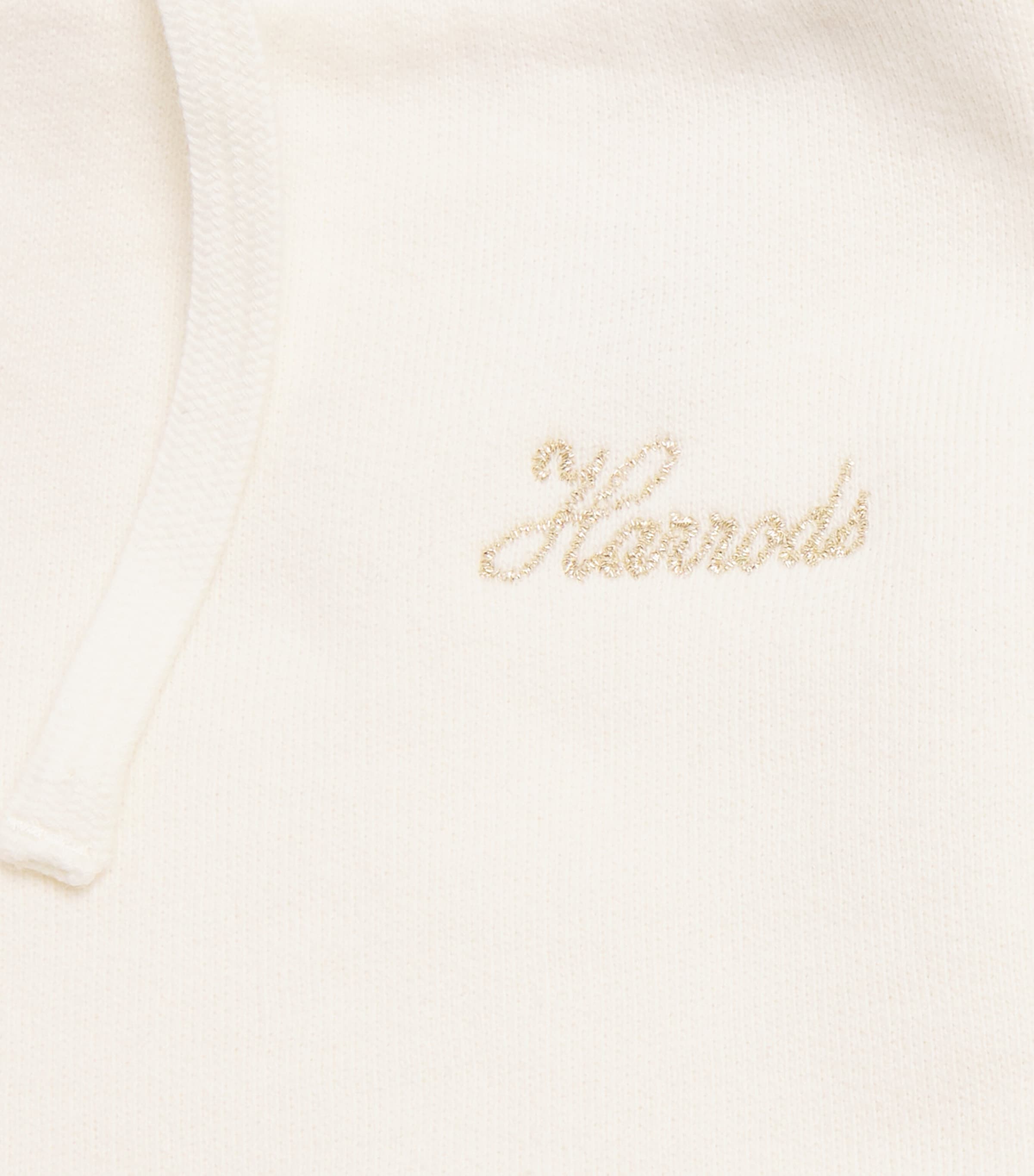 Harrods Cotton Sweatpants (0-18 Months) Ivory Image 4