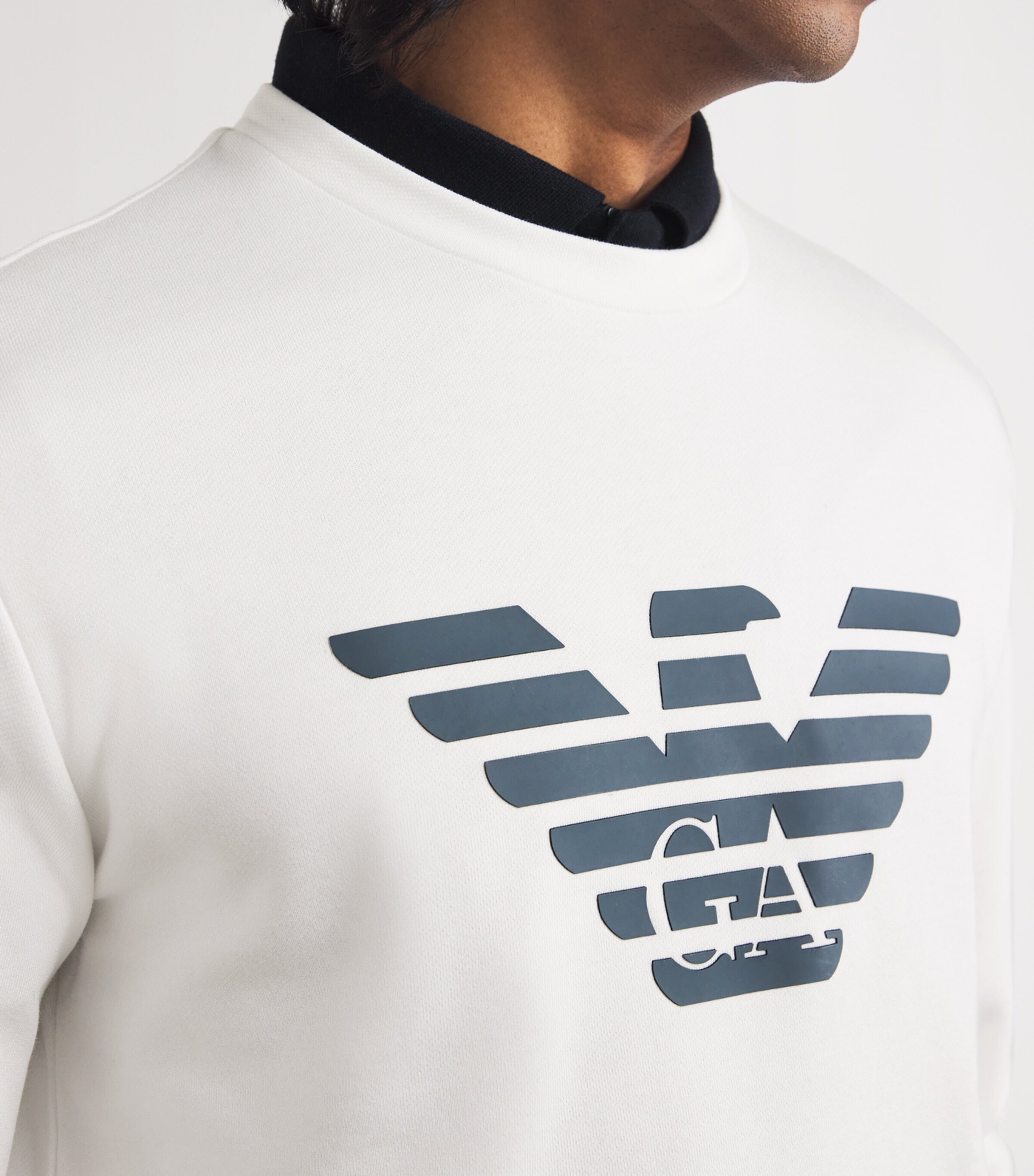 Cotton-Modal Logo Sweatshirt F108 Image 6