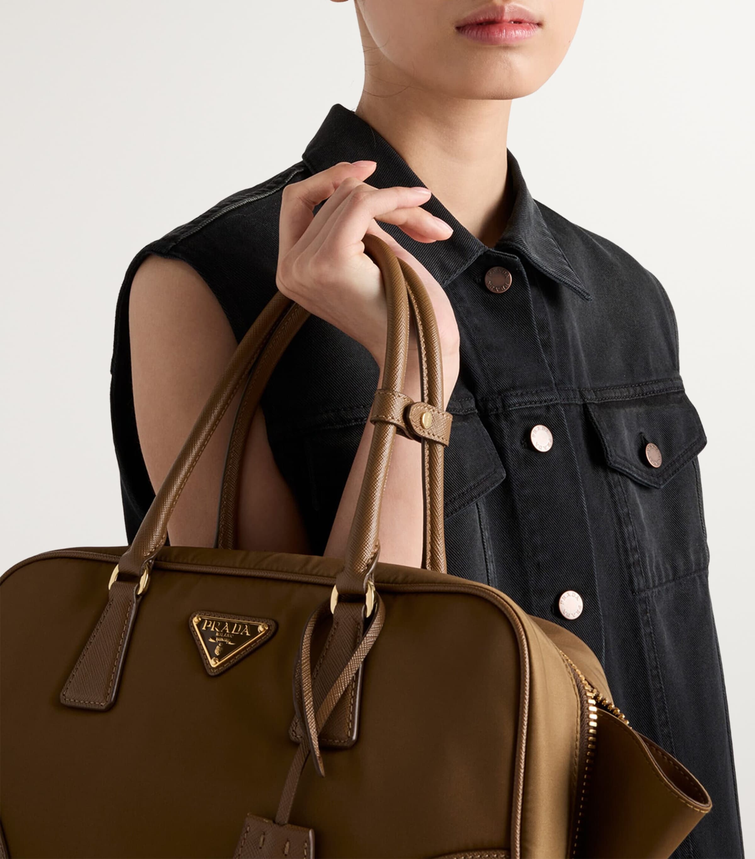 Prada Womens Denim Mini Dress Image 3