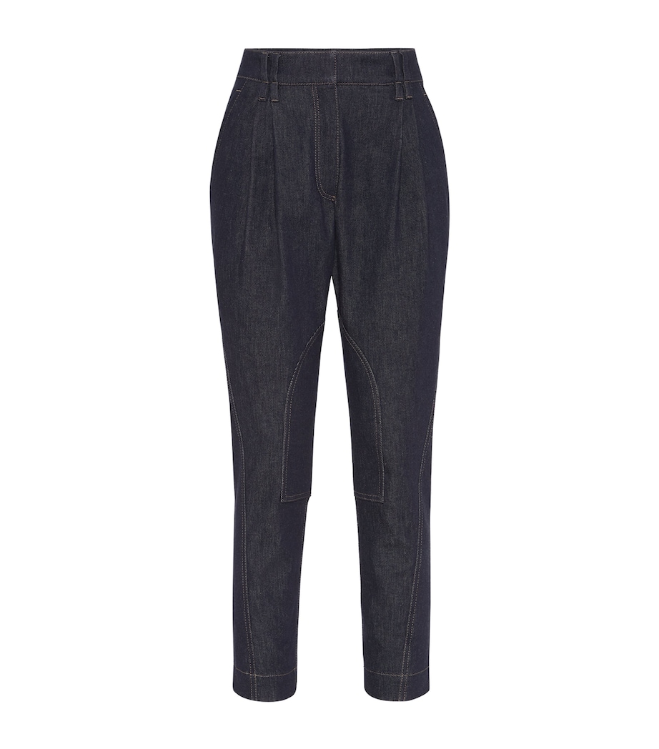 No-Fade Denim Equestrian Trousers C551 Image 1