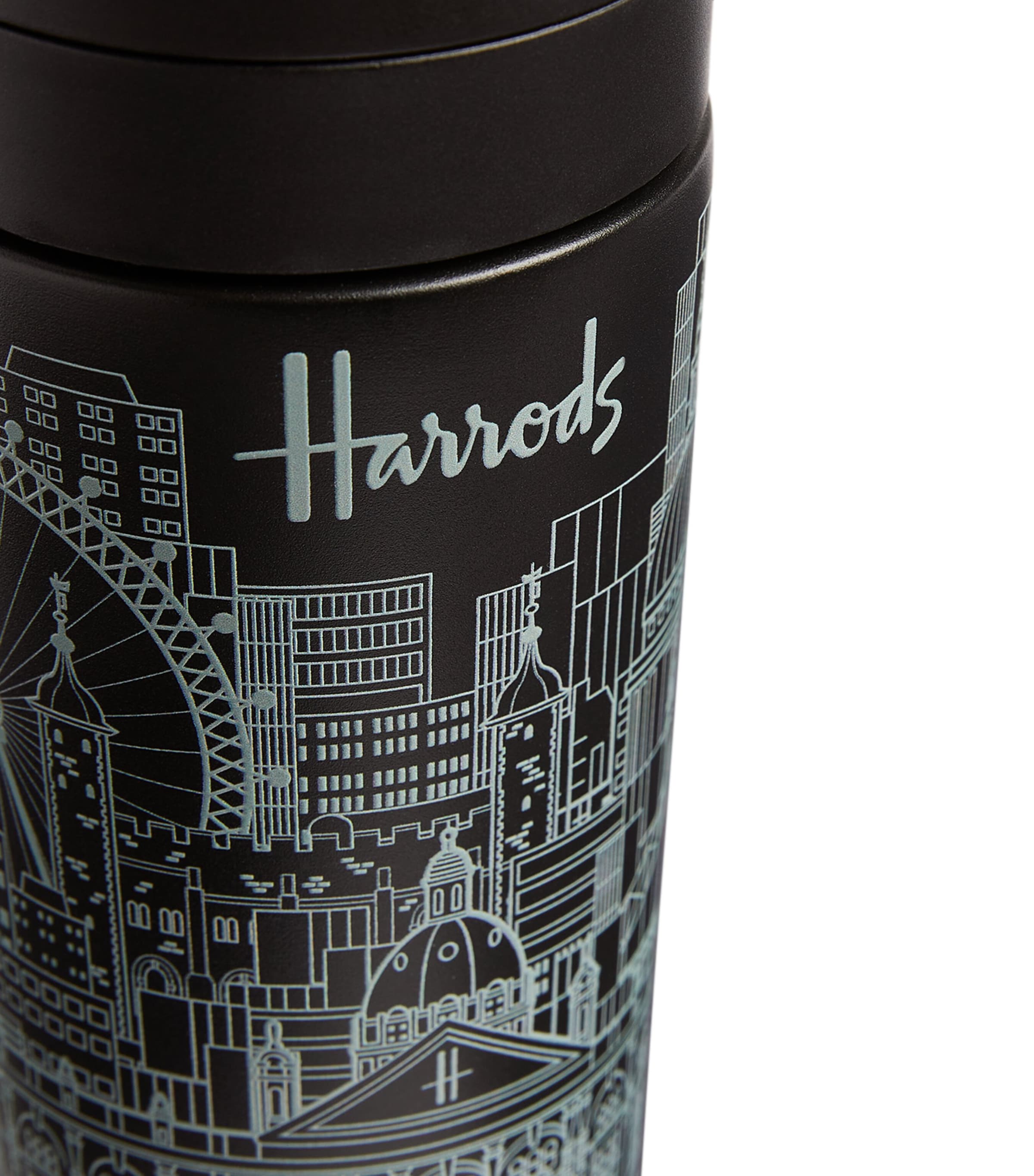 Harrods Skyline Travel Cup Black Image 3