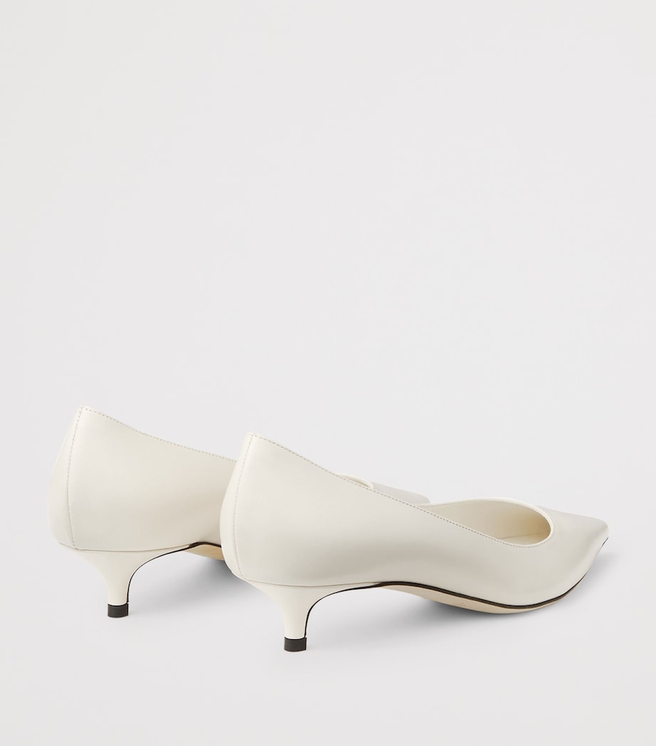 Amelia 50 Leather Pumps LATTE Image 4