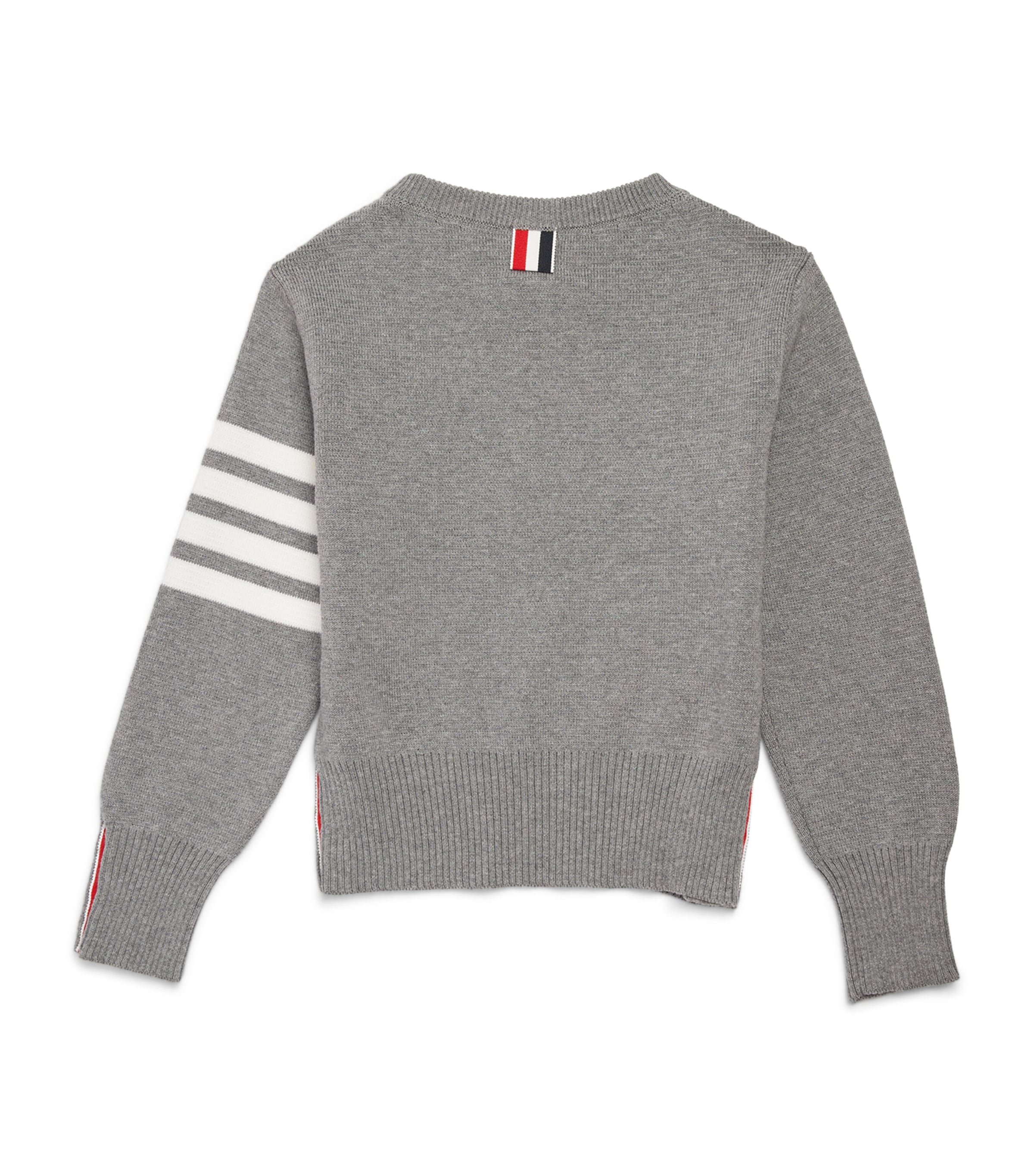 Milano-Stitch 4-Bar Sweater (2-12 Years) LT GREY Image 3
