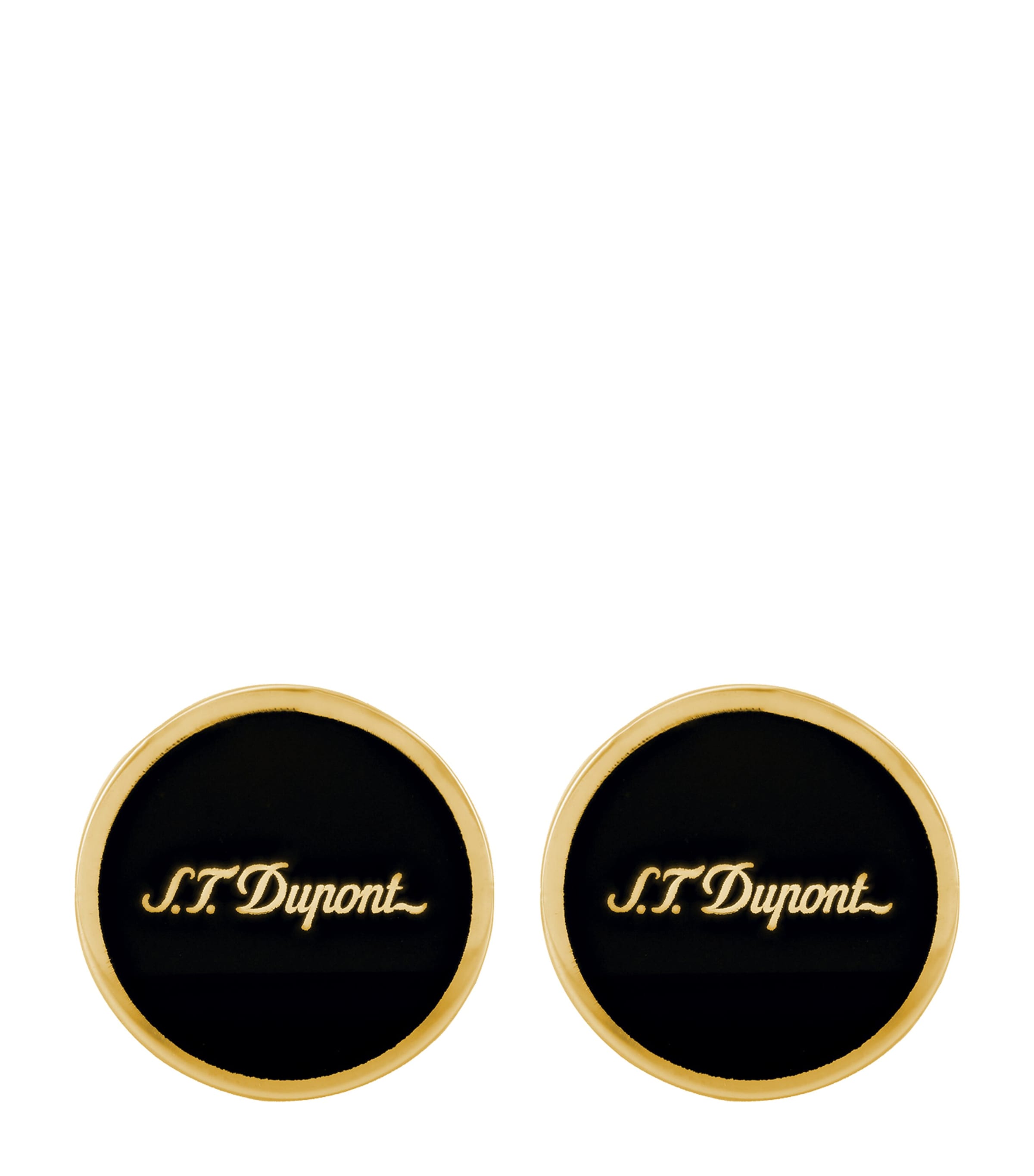 Iconic Logo Cufflinks GOLD/BLACK Image 5