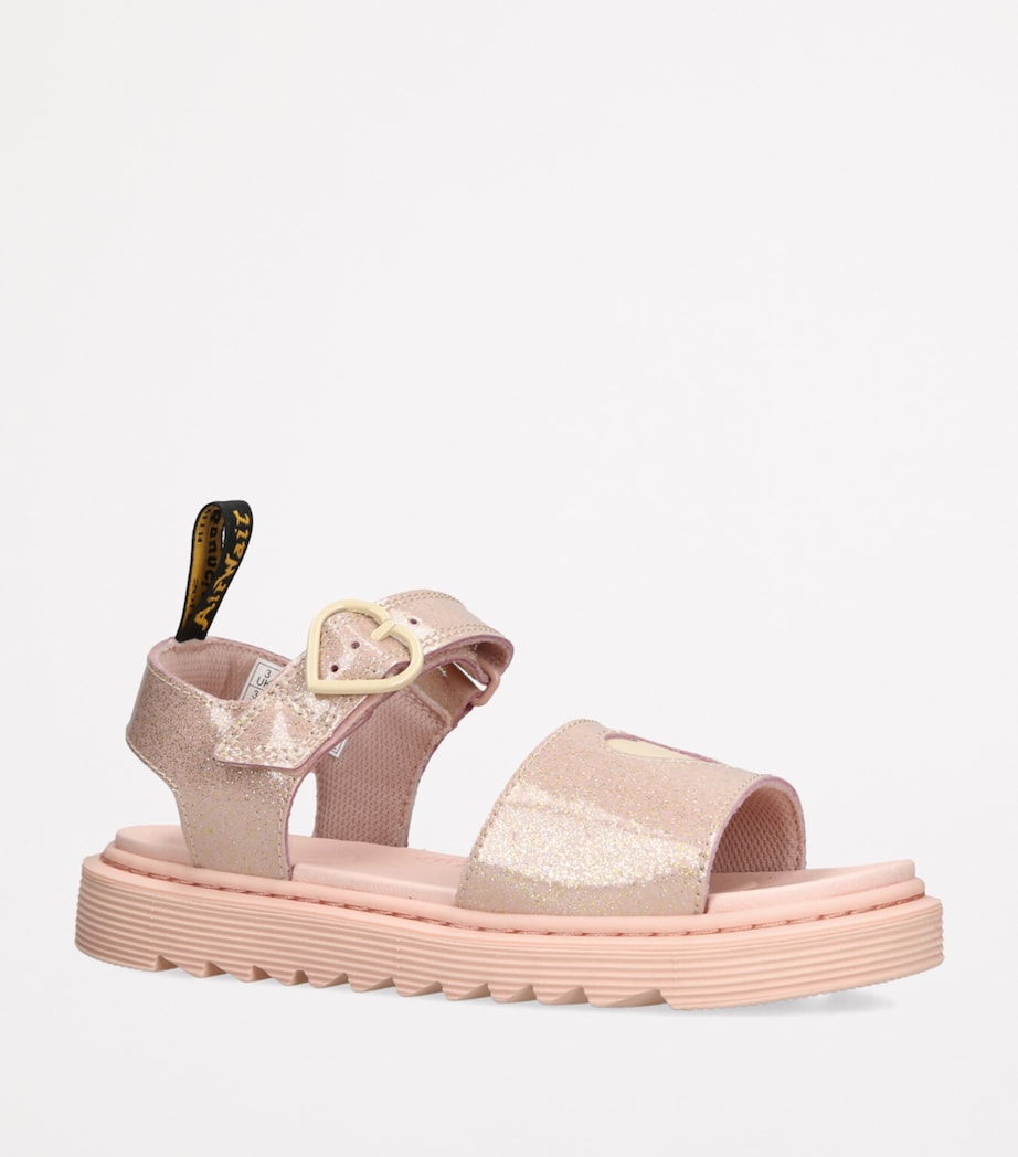 Leather Marlowe Hearts Sandals PALE PINK Image 3