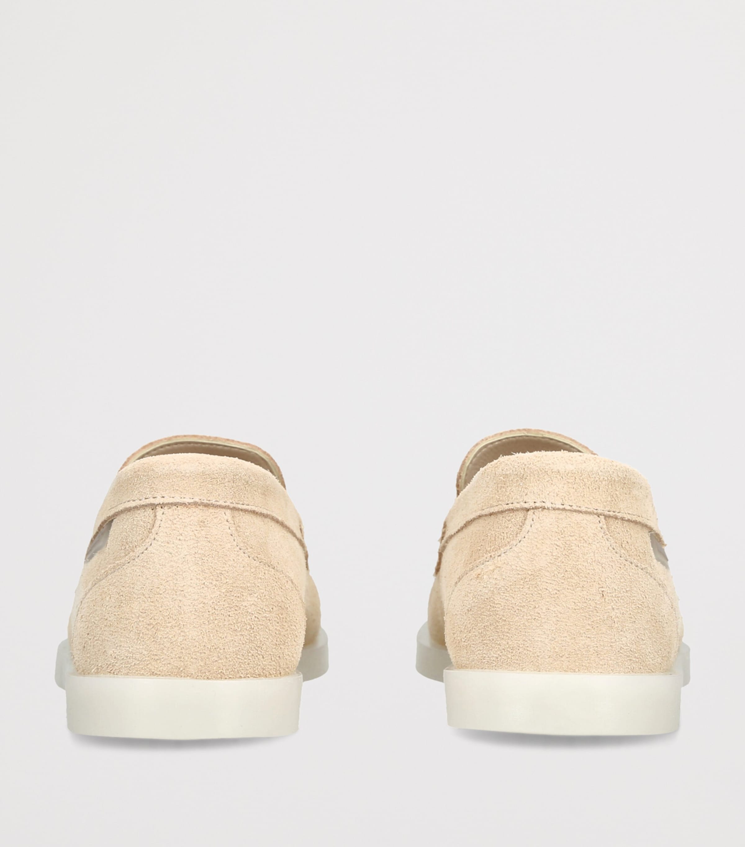 BabyWalker Suede Loafers Beige Image 4