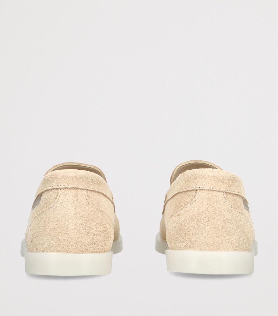 BabyWalker Suede Loafers Beige Image 4
