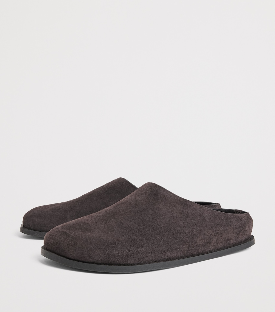 A.EMERY Suede Lou Clogs Black Berry Suede Image 3