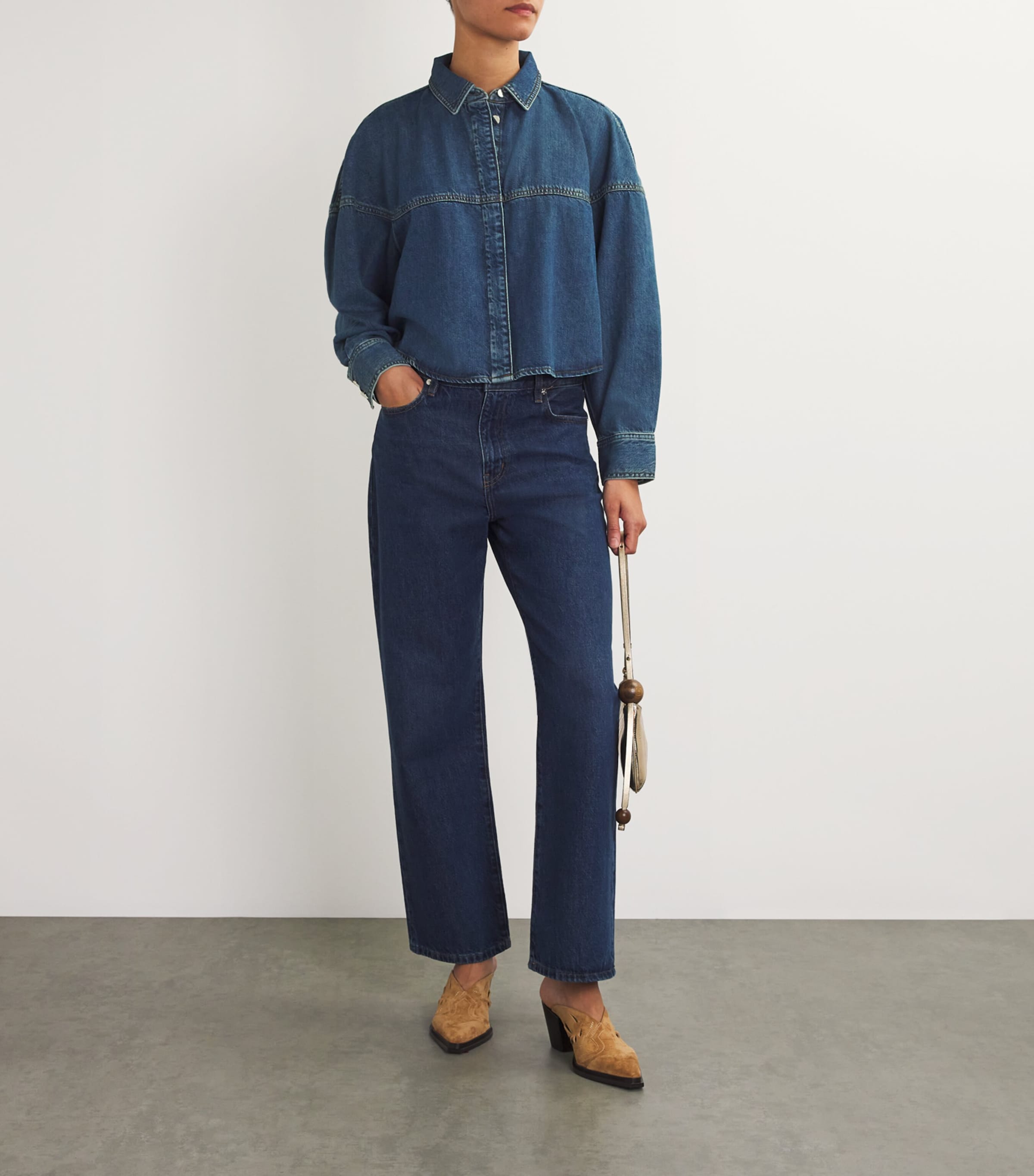 FRAME Womens The  Bubble Shirt Guardian Image 2