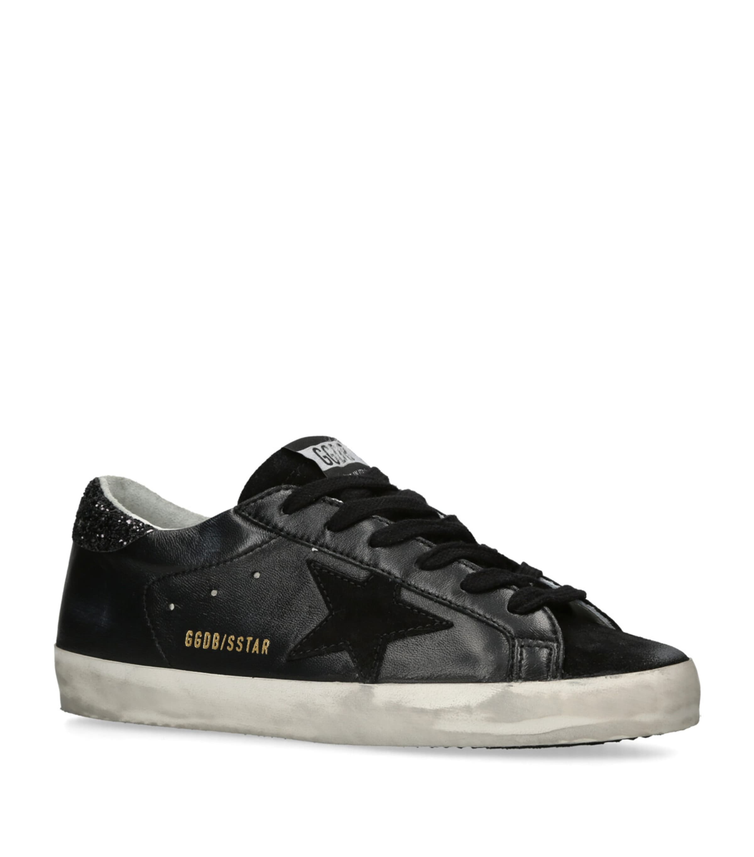 Suede Superstar Sneakers BLACK Image 5