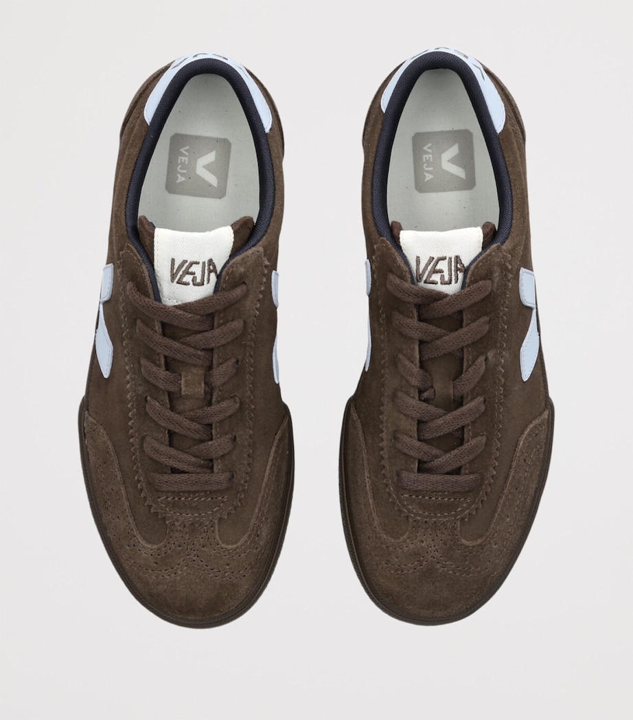 Suede Volley Eagle Swan Sneakers DARK BROWN Image 4