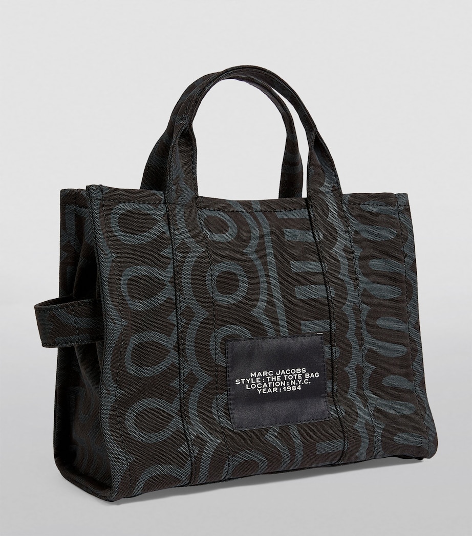 The Marc Jacobs Medium The Monogram Tote Bag 002 BLACK MLTI Image 2