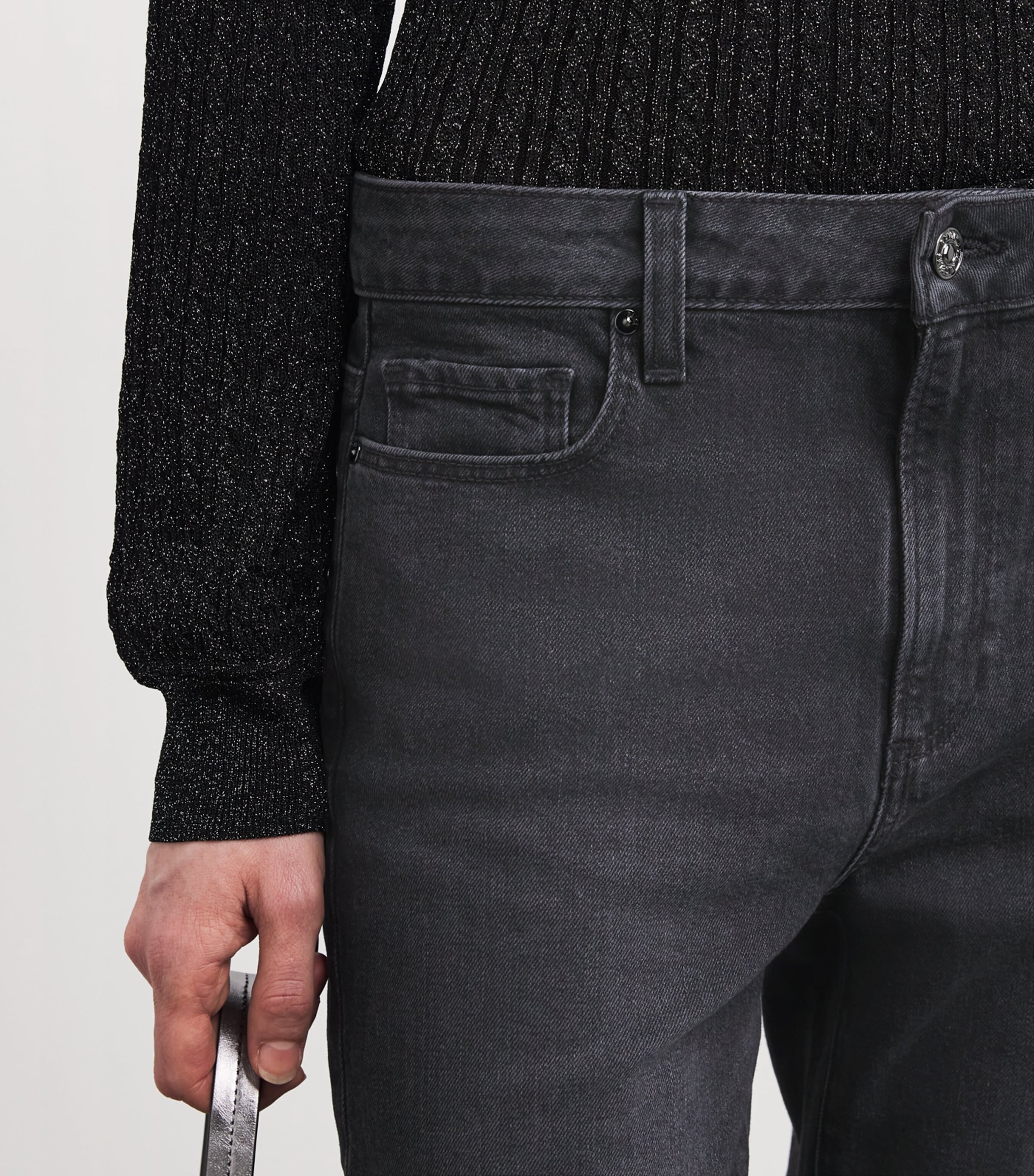 Sofia Flare Jeans SOLSTICE BLACK Image 6