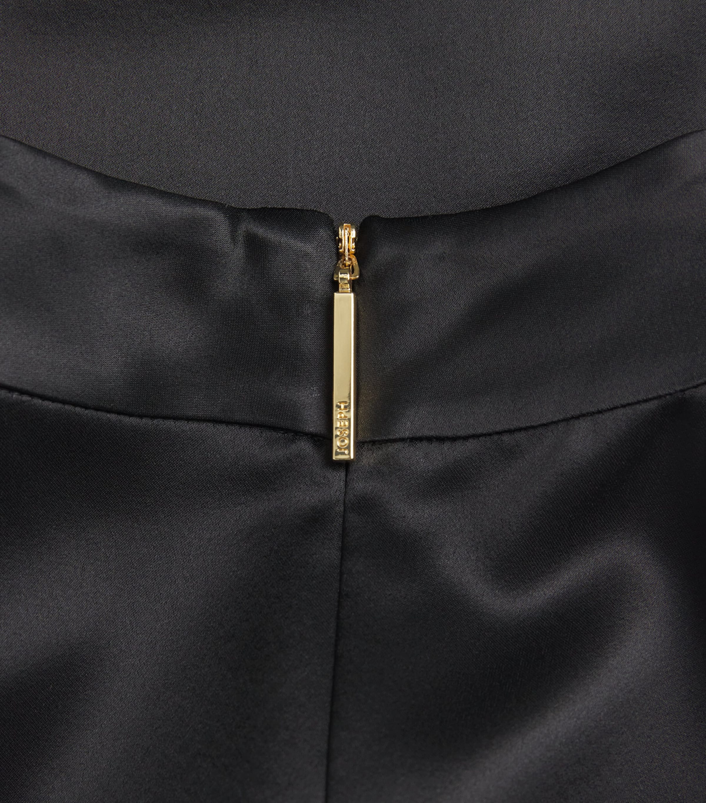 Satin Cave Blouse BLACK Image 5