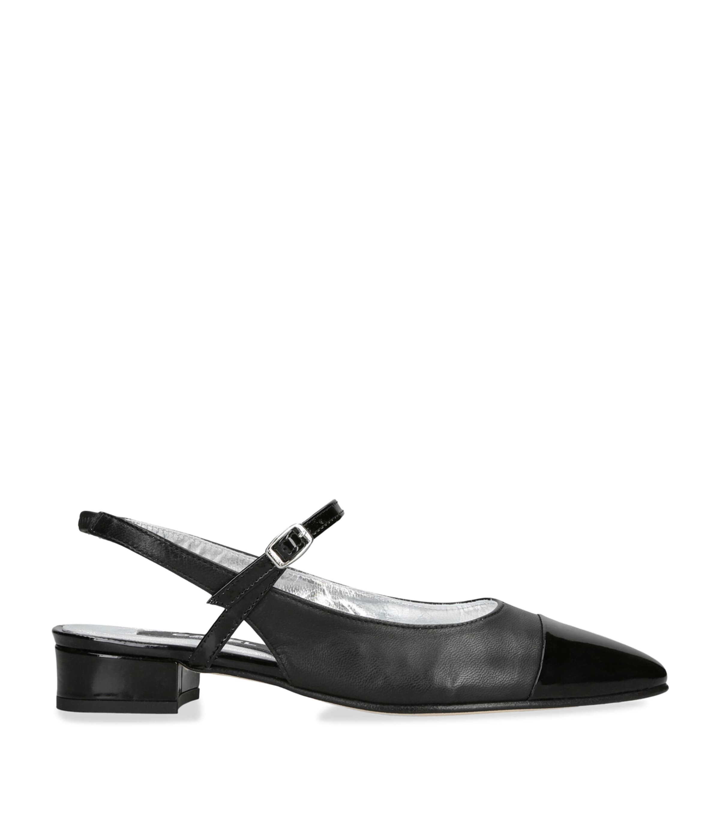 CAREL LEATHER OCEANO SLINGBACK BALLET FLATS 