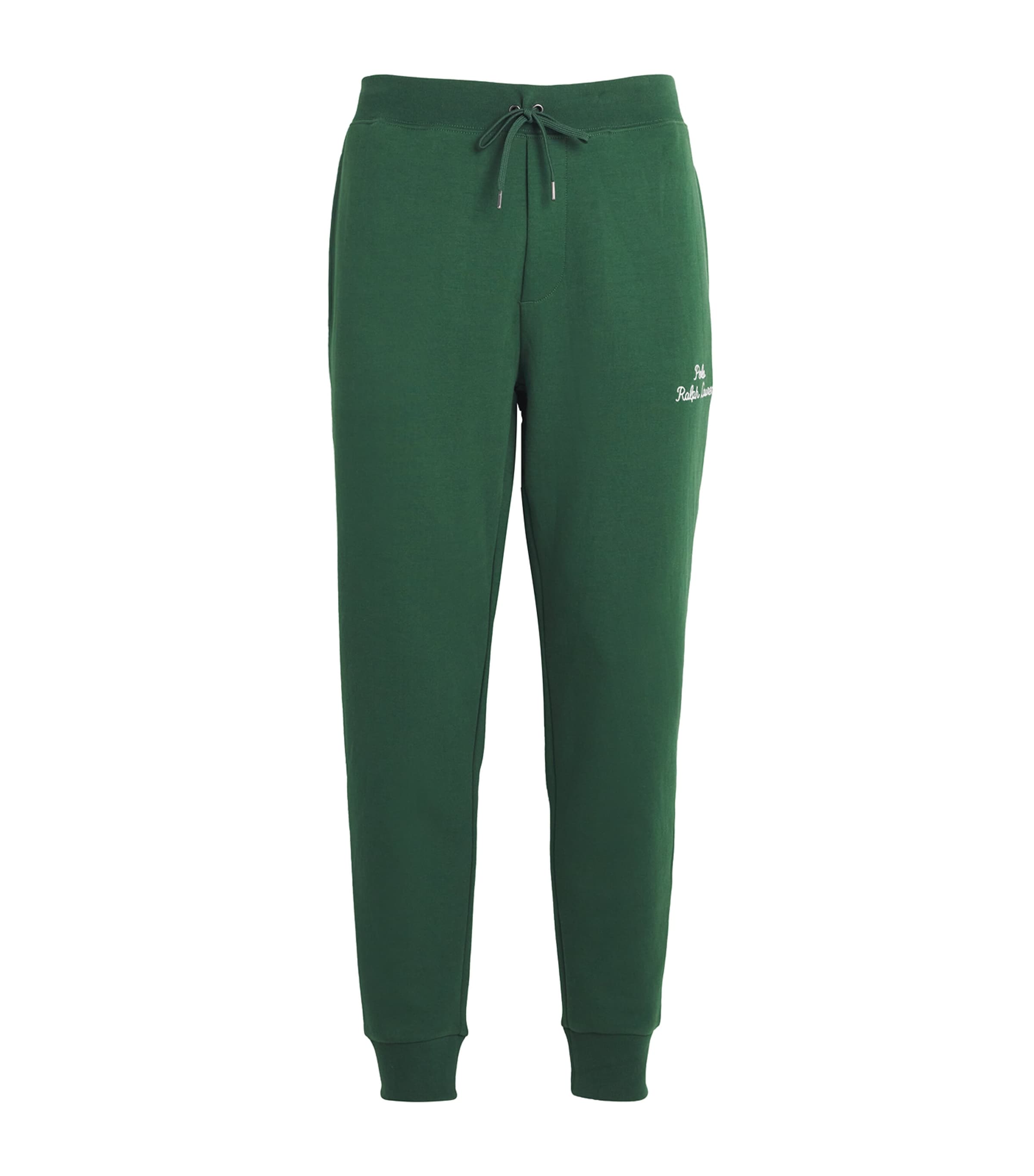 Shop Polo Ralph Lauren Chain Logo Sweatpants In Green