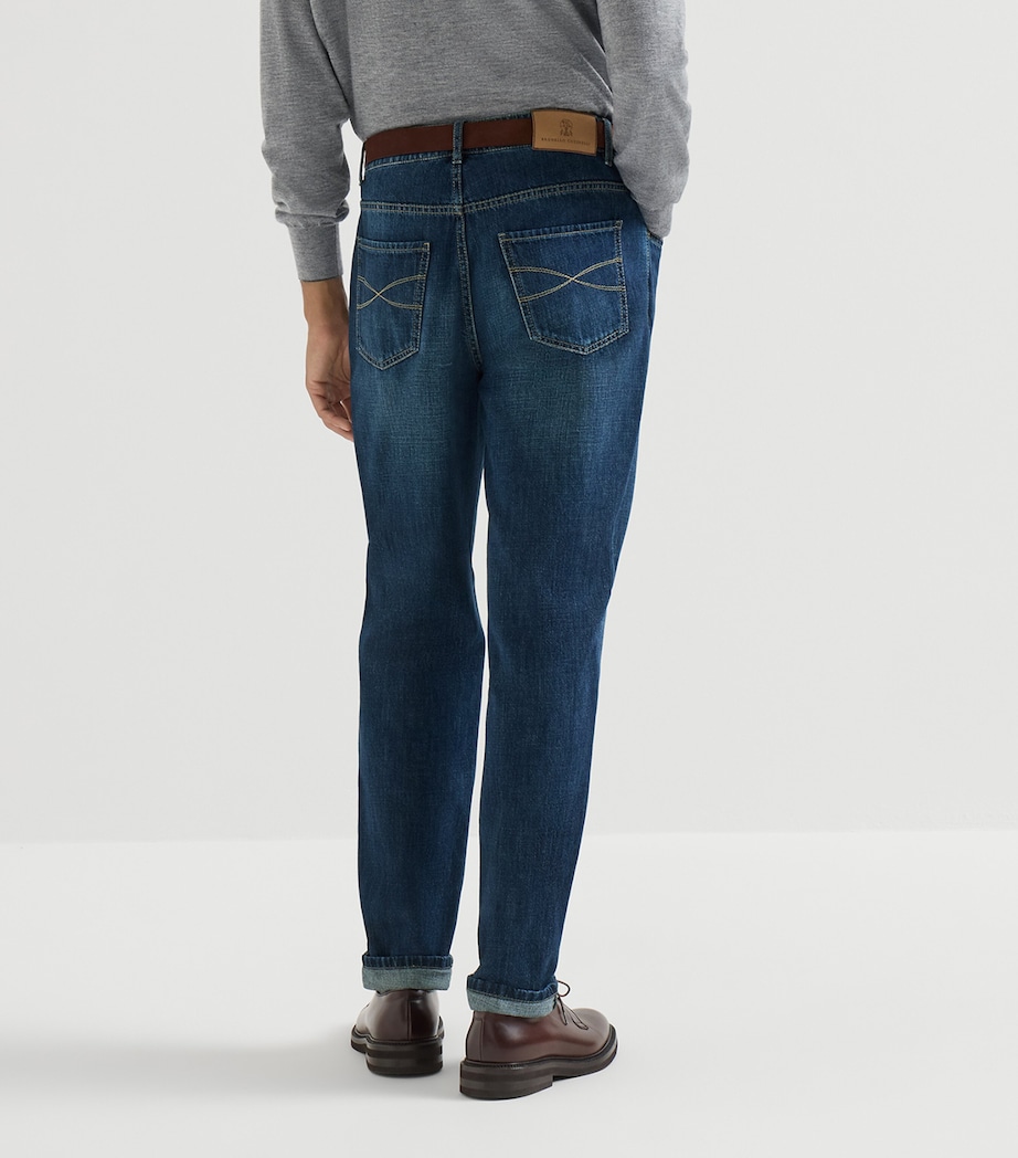 Brunello Cucinelli Mens Slim-Leg Jeans Image 5