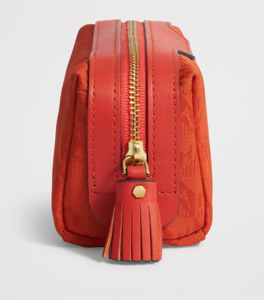 Jacquard Logo Girlie Stuff Pouch BURNT SIENNA Image 2