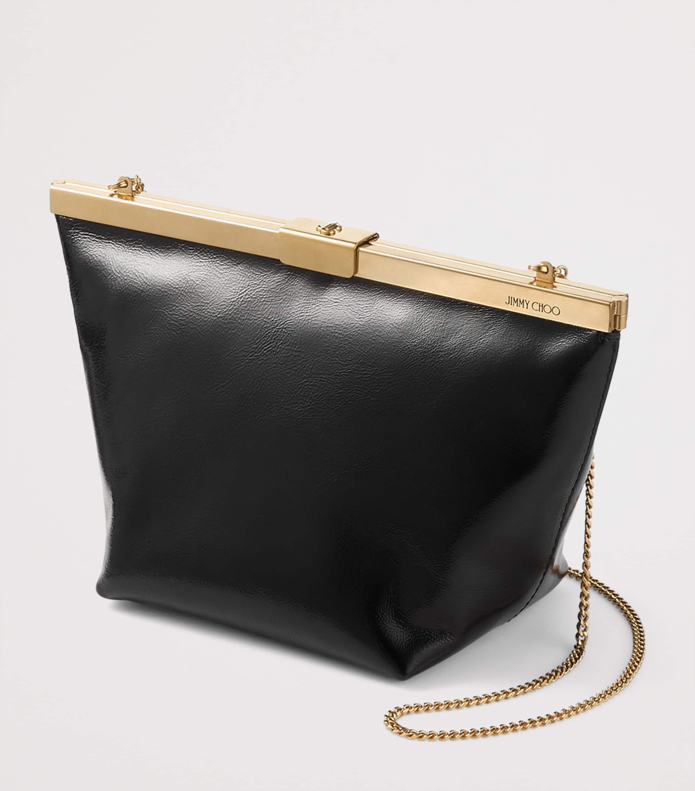 Jimmy Choo Multi Leather Ganache Clutch Bag | Harrods US