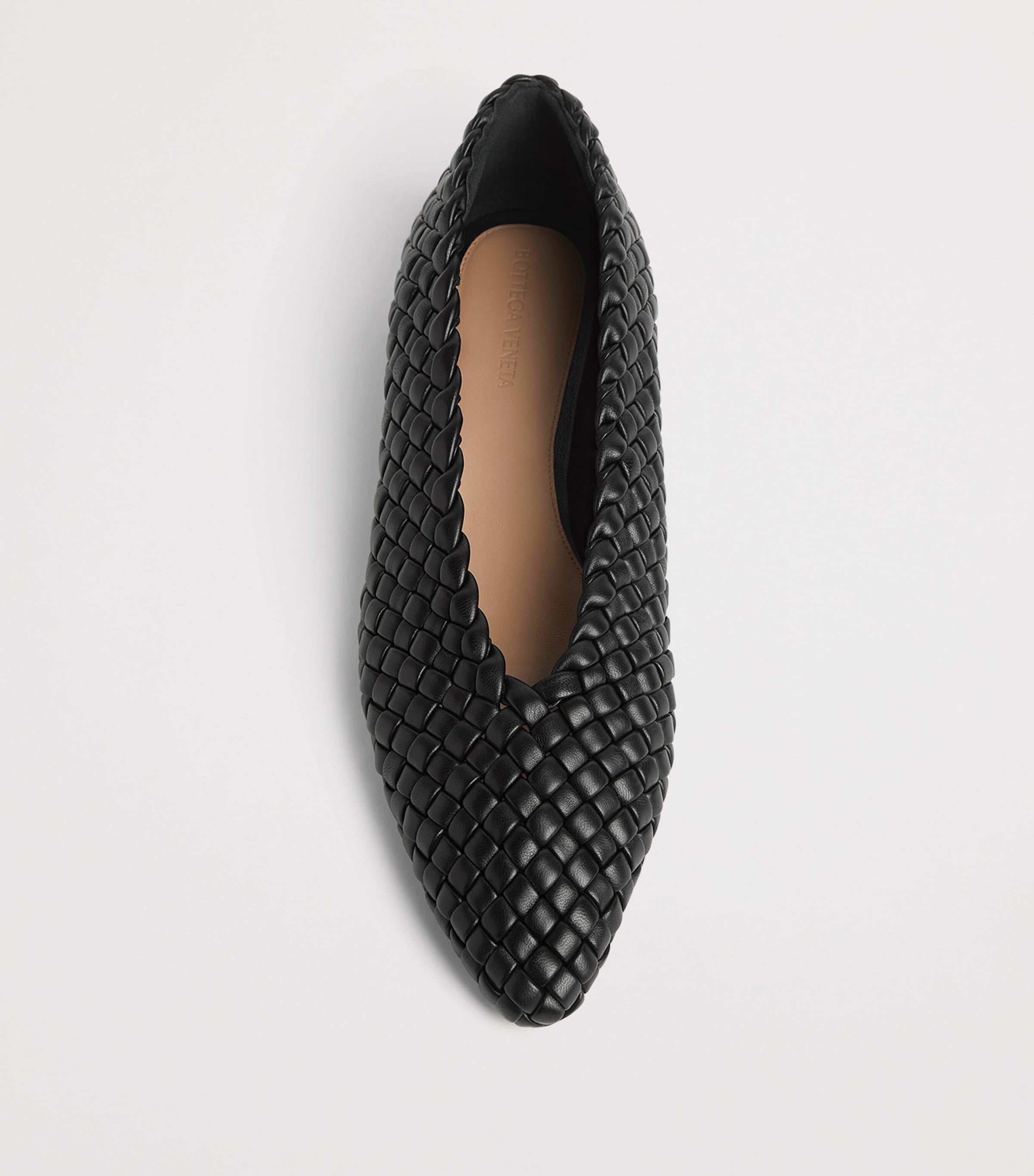 Bottega Veneta Intreccio Leather Sofia Ballet Flats | Harrods US