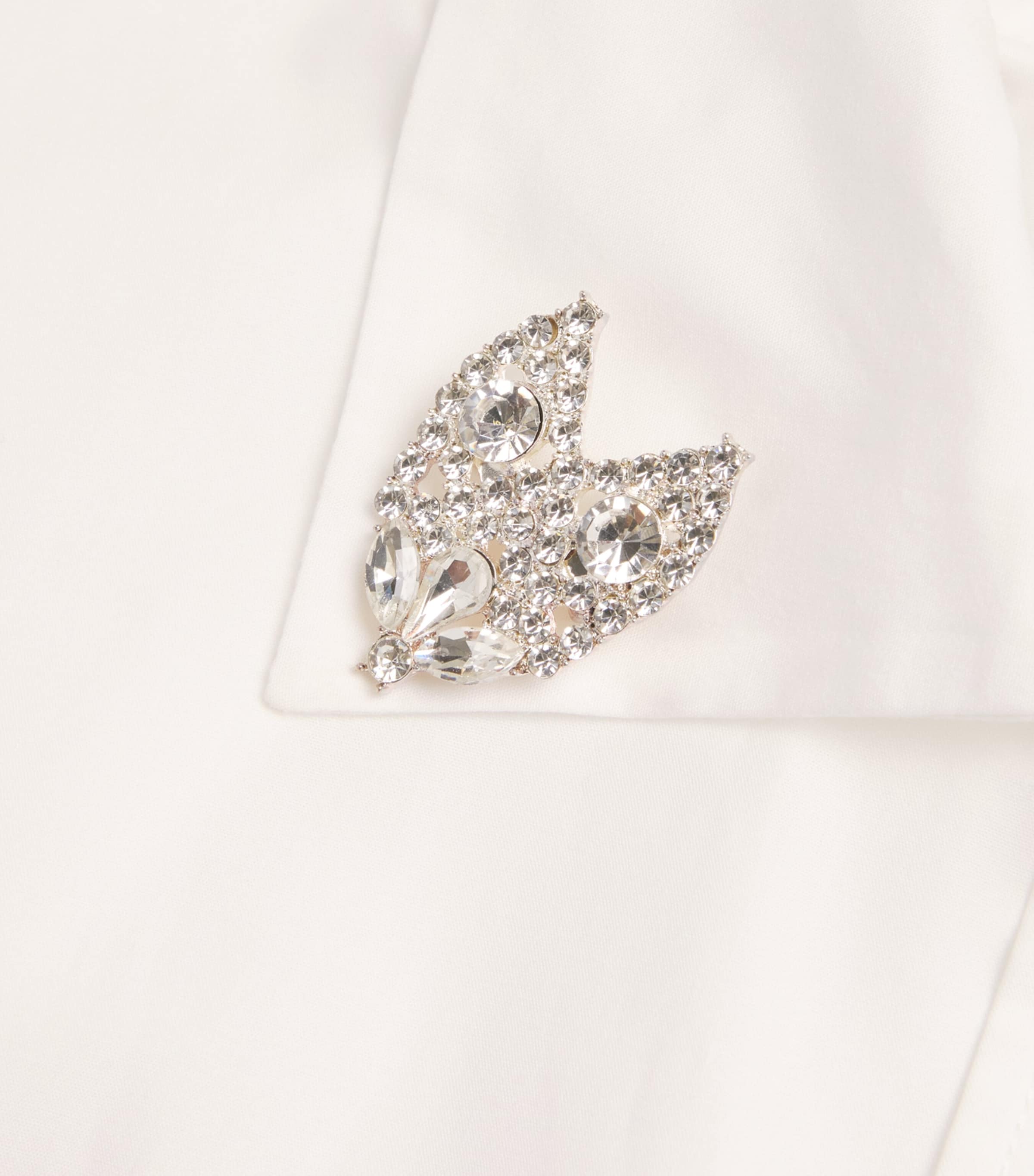 Cotton Embellished Shirt WHITE Image 5